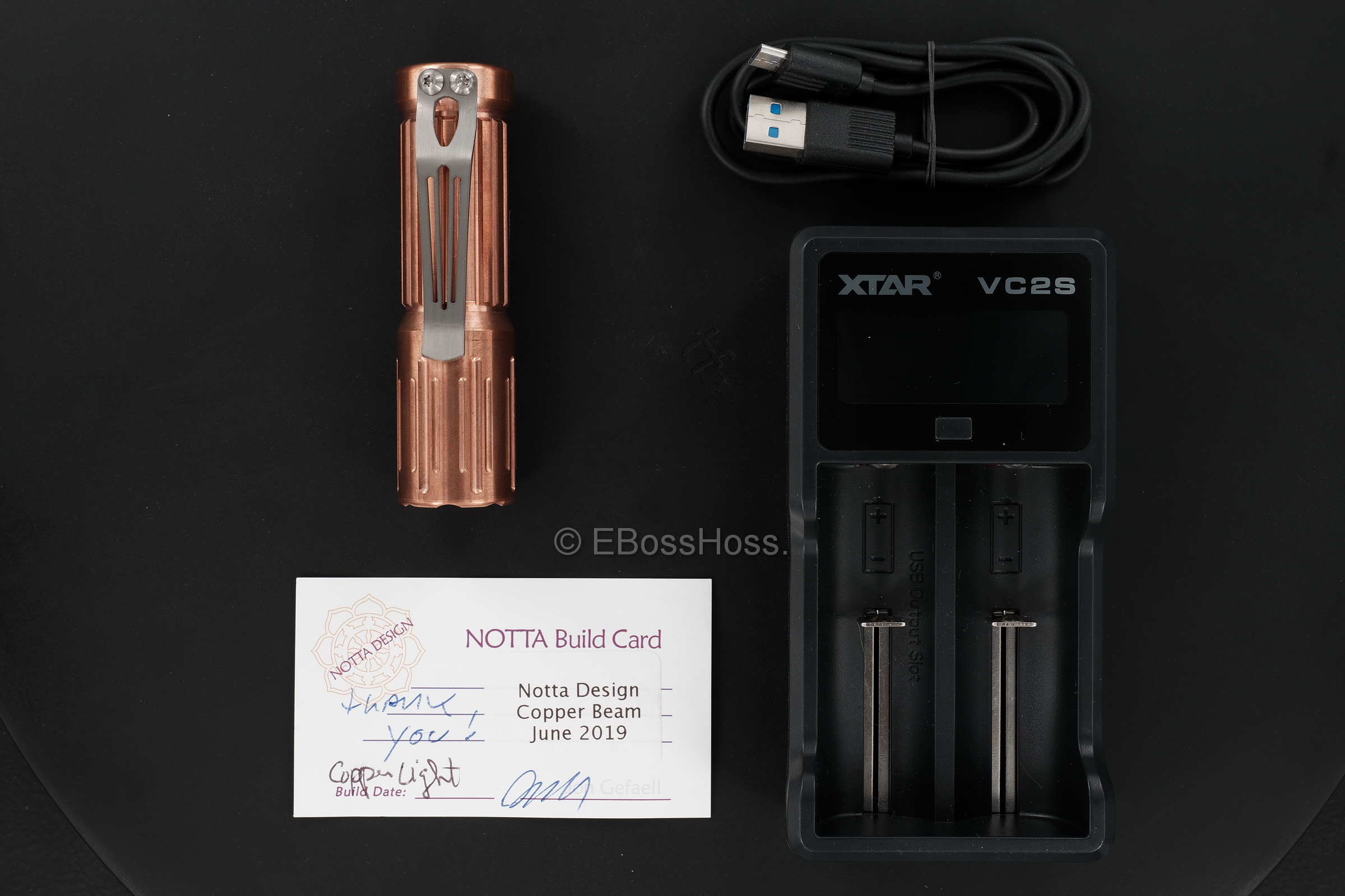 Notta Design by Jon Gefaell Copper Beam Flashlight