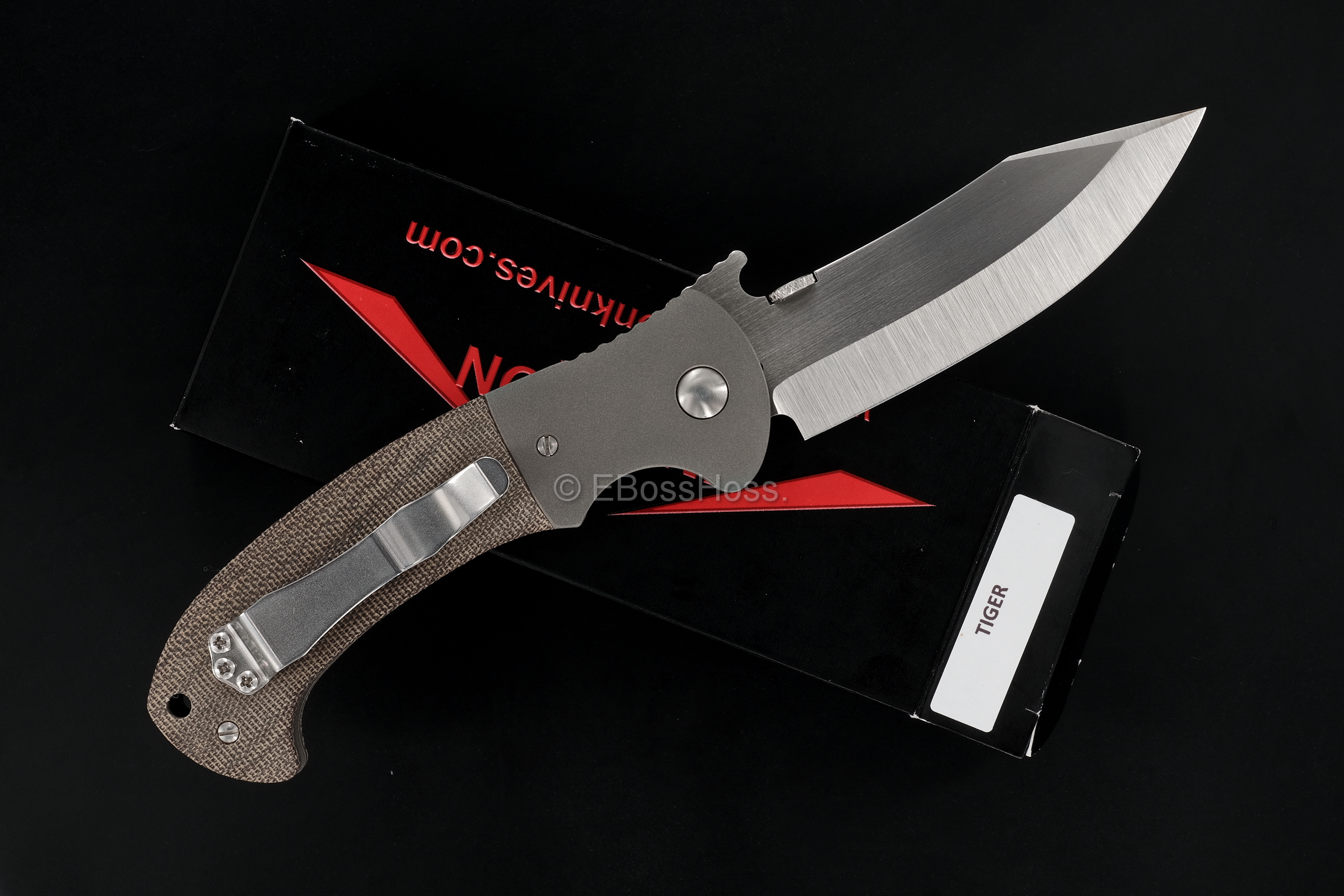 Ernie Emerson Custom Bolstered Tiger Waved