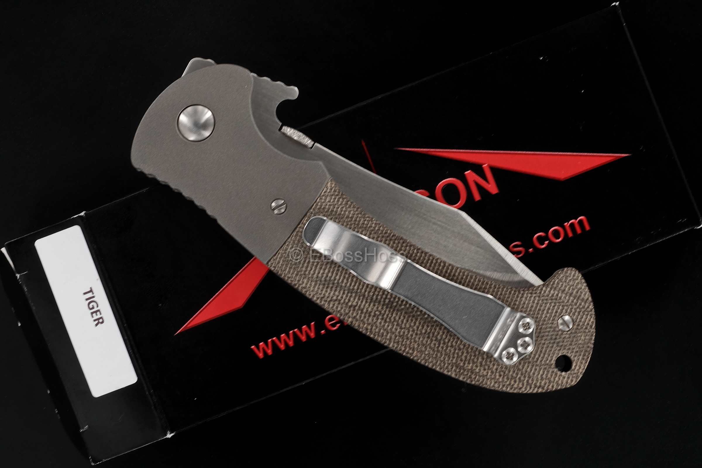 Ernie Emerson Custom Bolstered Tiger Waved