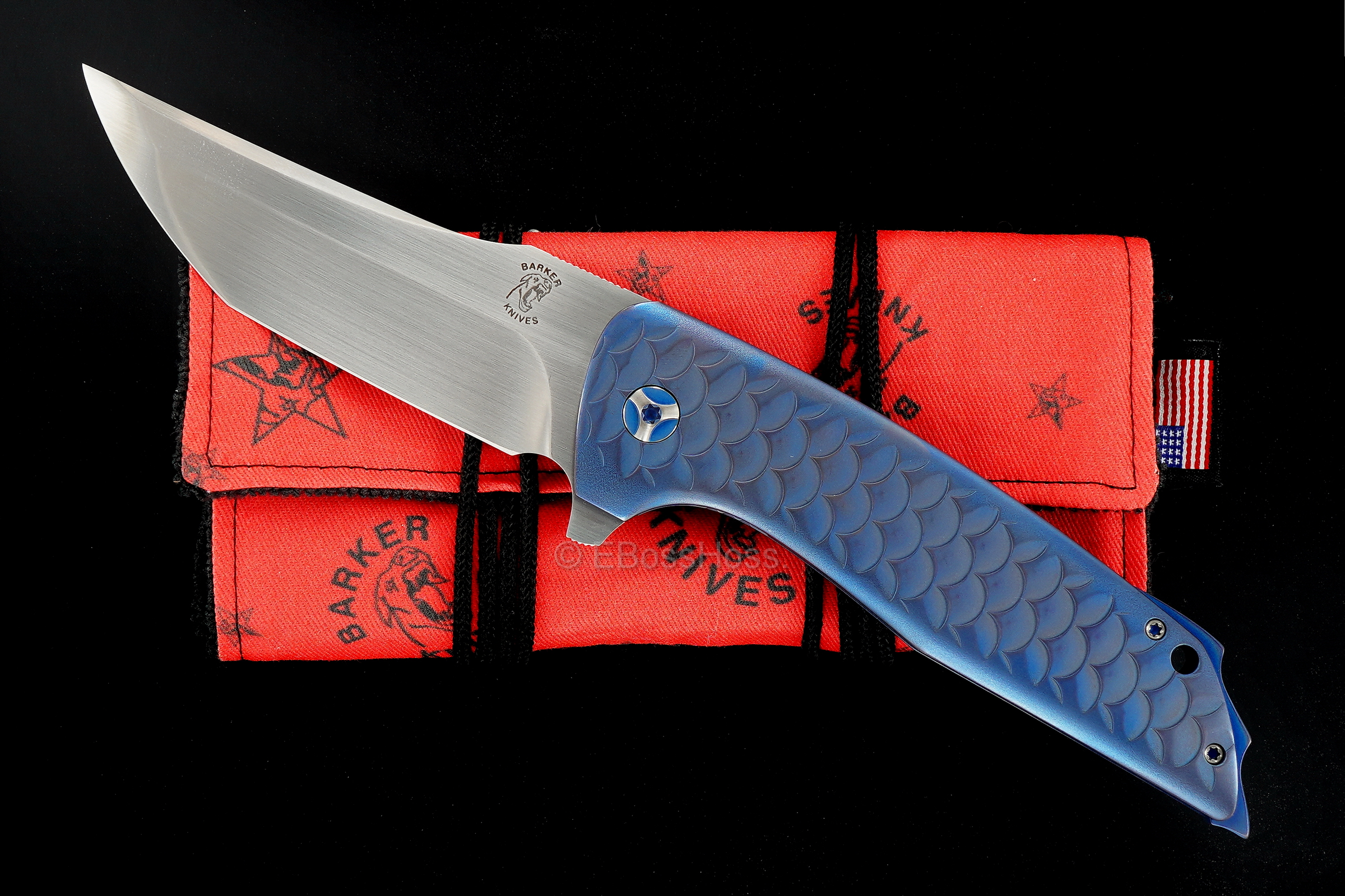 John Barker Custom Dragon Scale Large Hokkaido Flipper