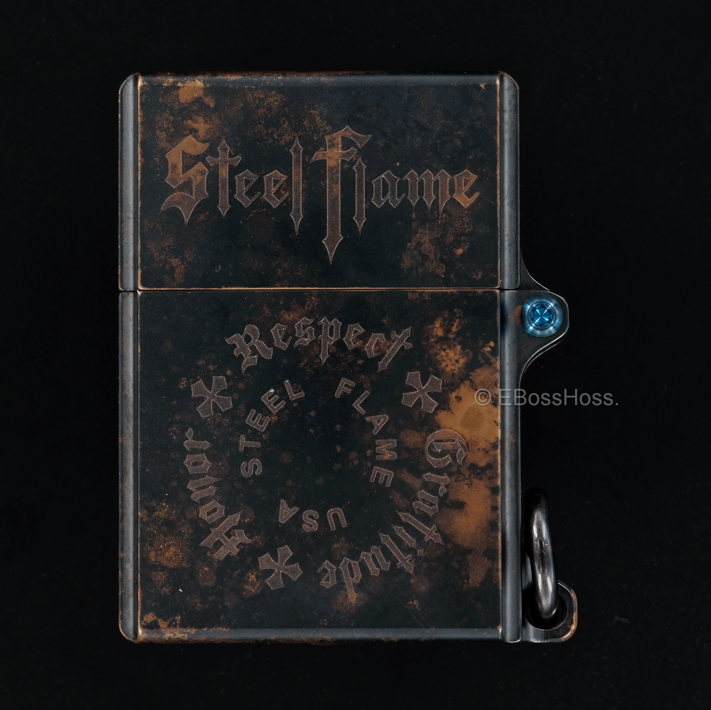 Custom 3D Sledge Lighter - ONE - with XXL Darkness Skull & Vigilant 45 Casing -- by Derrick Obatake