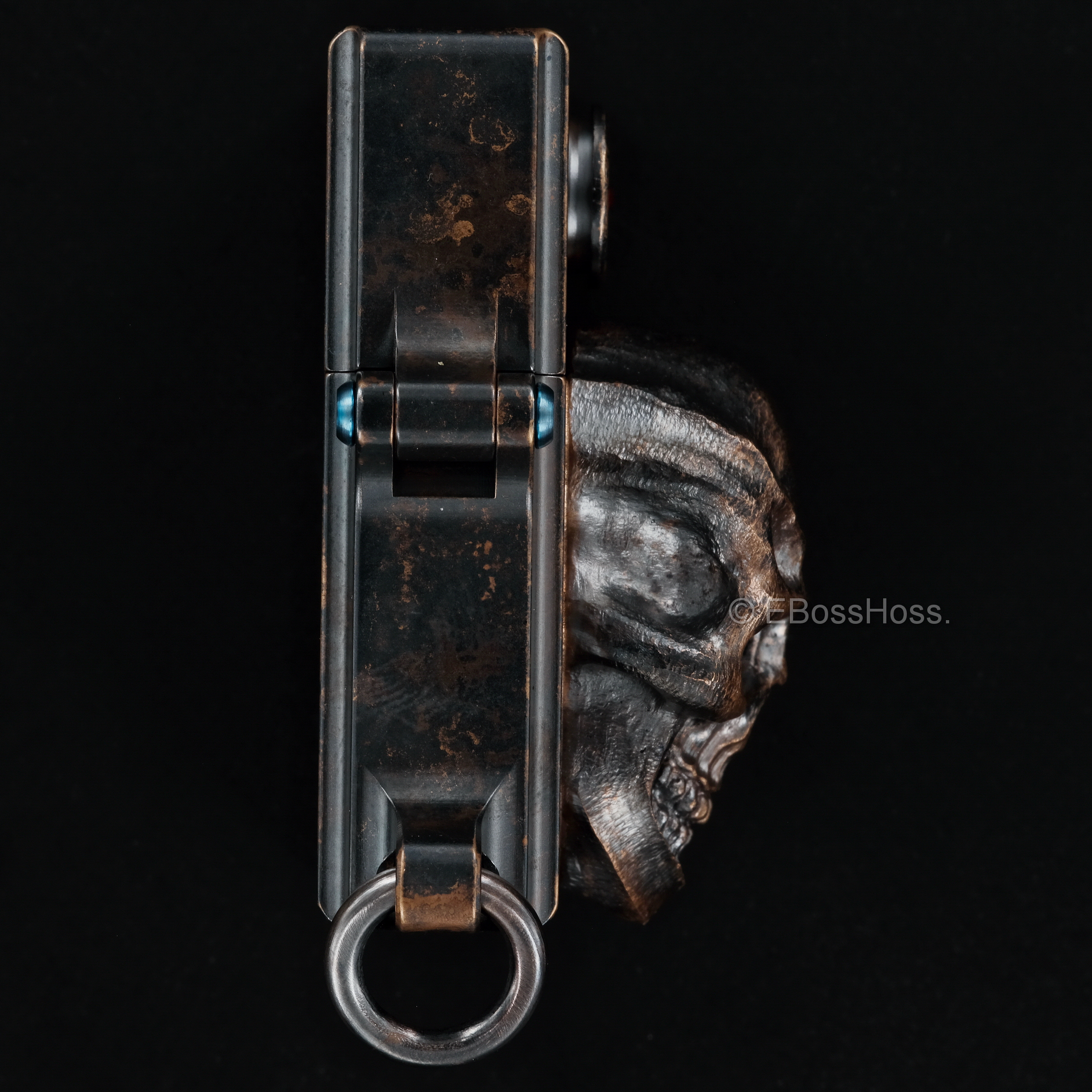 Custom 3D Sledge Lighter - ONE - with XXL Darkness Skull & Vigilant 45 Casing -- by Derrick Obatake