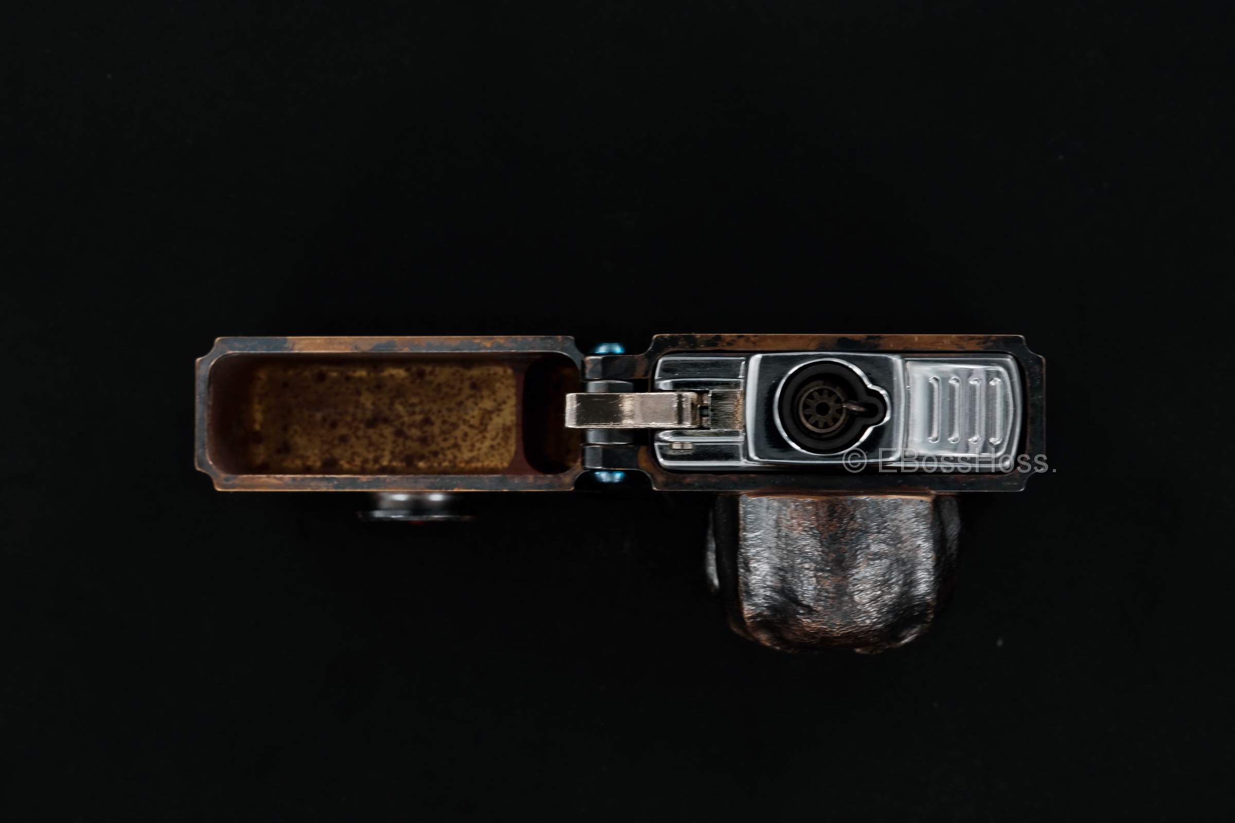 Custom 3D Sledge Lighter - ONE - with XXL Darkness Skull & Vigilant 45 Casing -- by Derrick Obatake