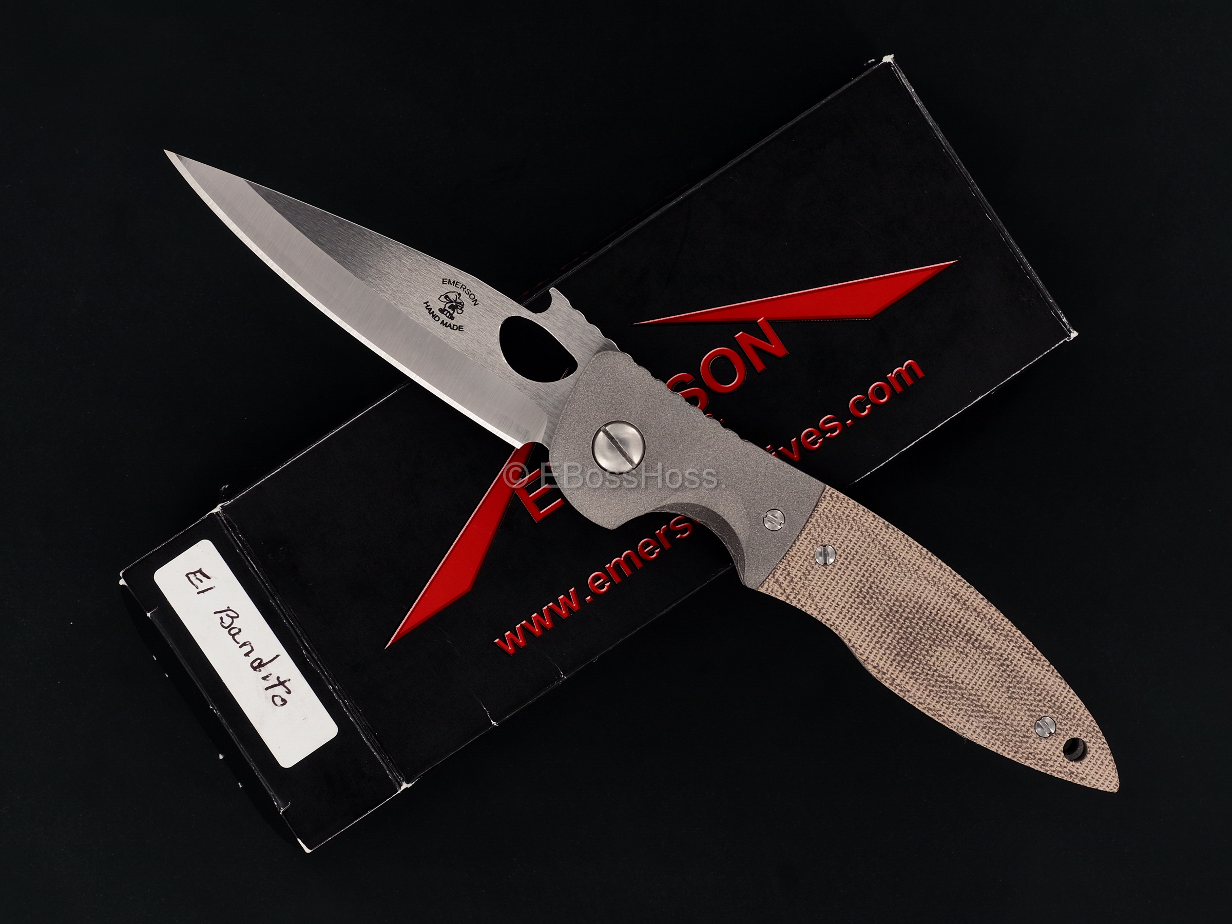 Ernie Emerson Custom Bolstered Waved El Bandito