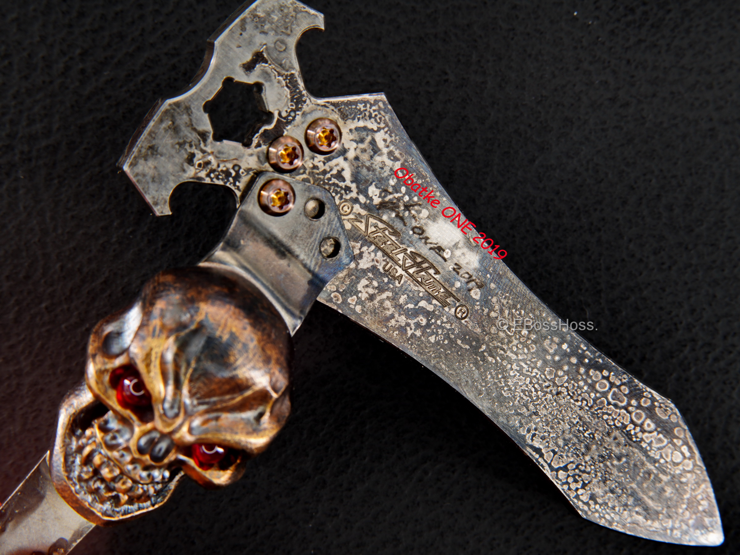 Derrick Obatake ''ONE'' Double-Vigilant Custom Tool / Key-Fob / Money-Clip by Steel Flame