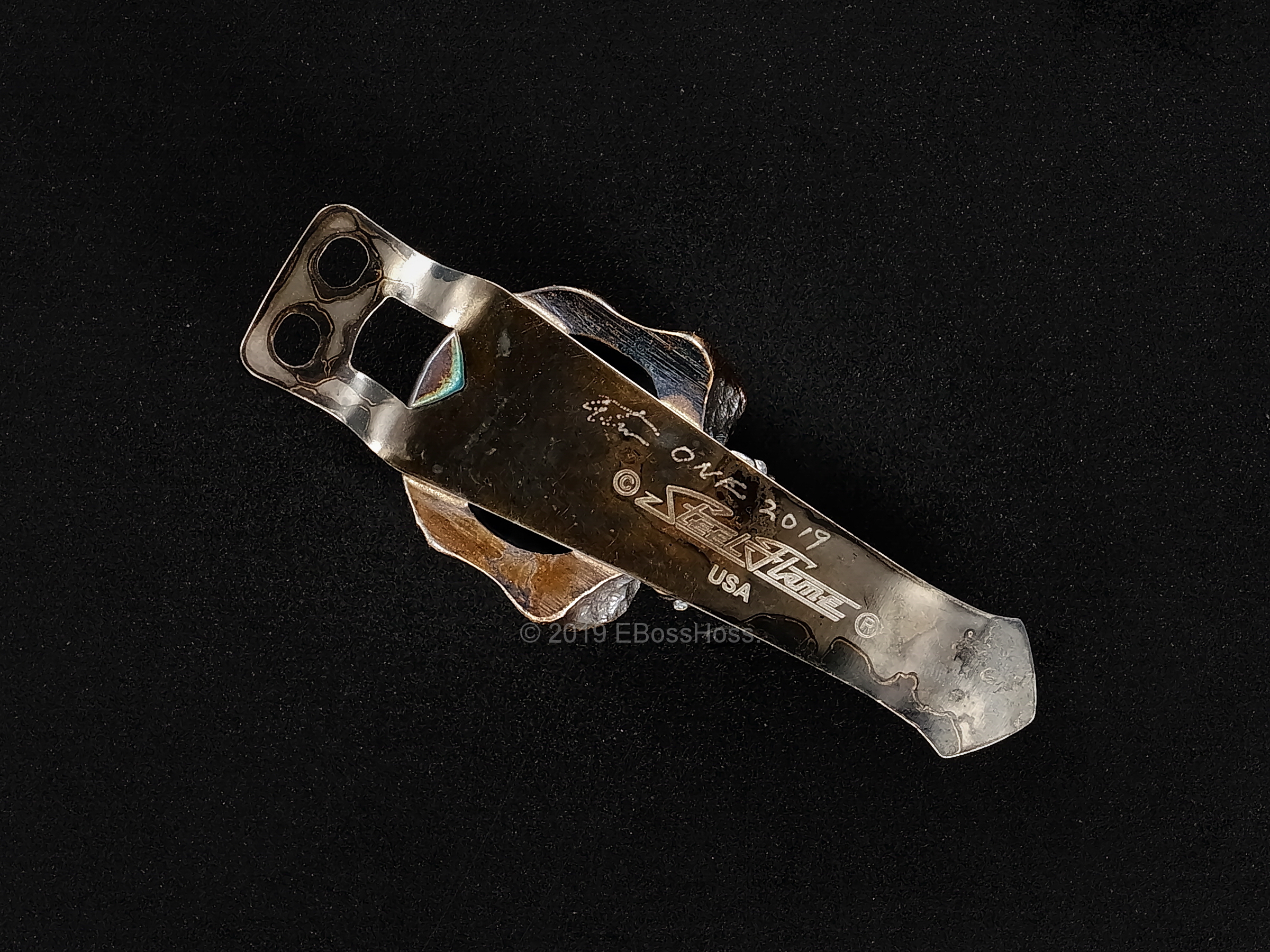 Derrick Obatake ''ONE'' Vigilant Large Hard Warrior Skull Torch Clip from Steel Flame