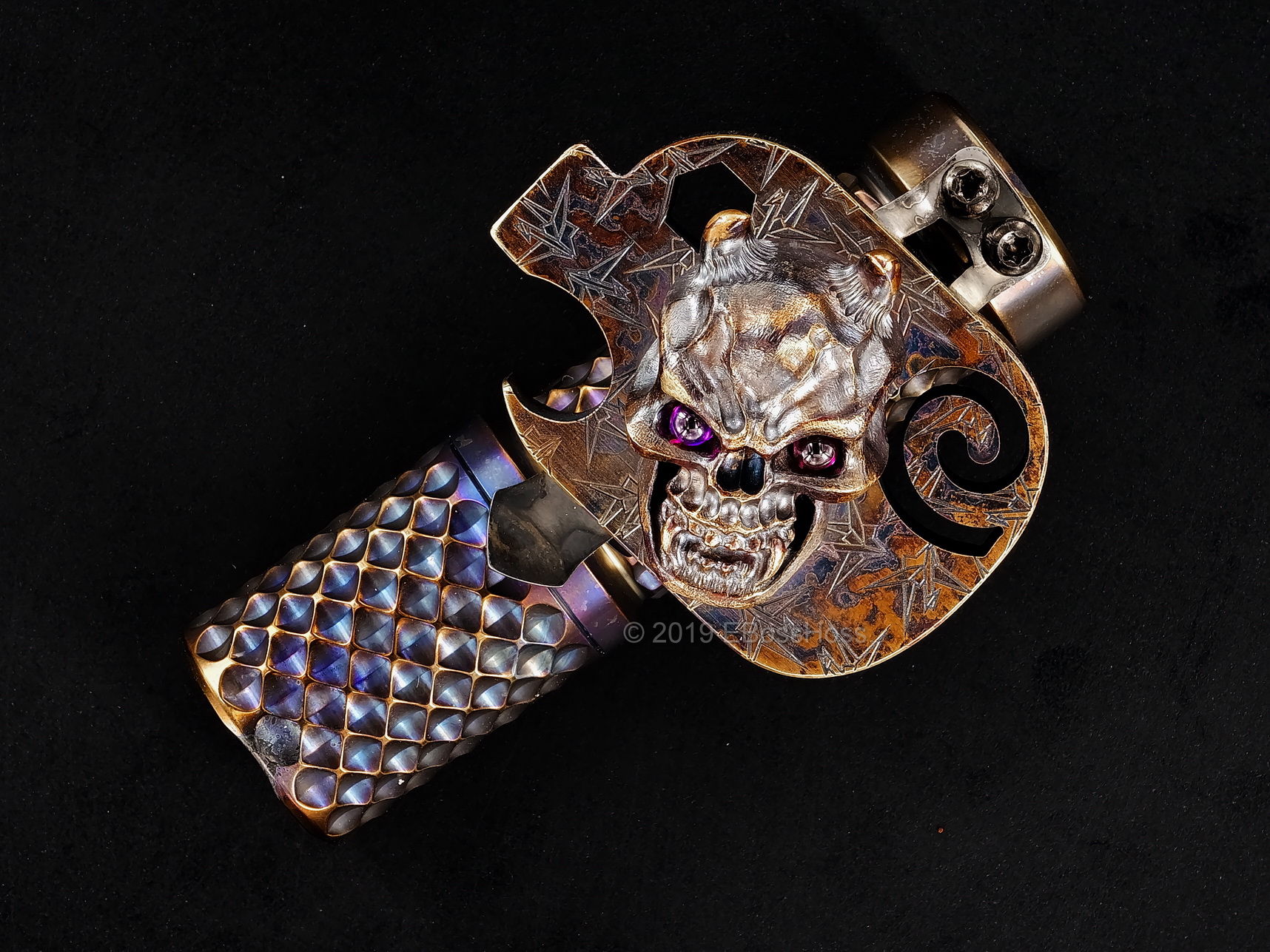 Custom Vigilant ONE Hate Pig Project by Steel Flame, HateDust Project, & Hanko Machine Works