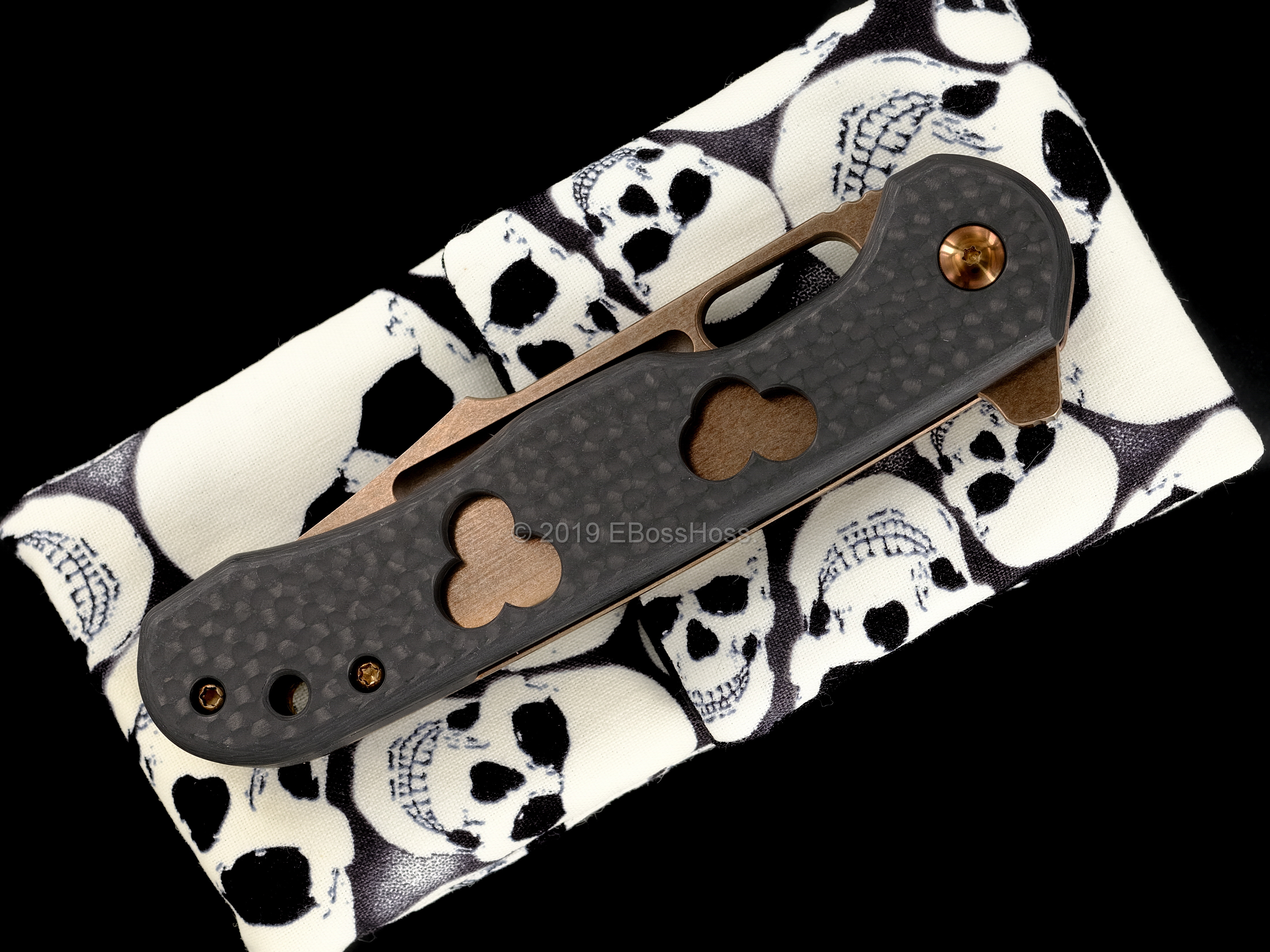 Jeremy Horton - Gerry McGinnis Custom Golden-Bowie-Tanto-Chisel Tac 45s Flipper Collaboration