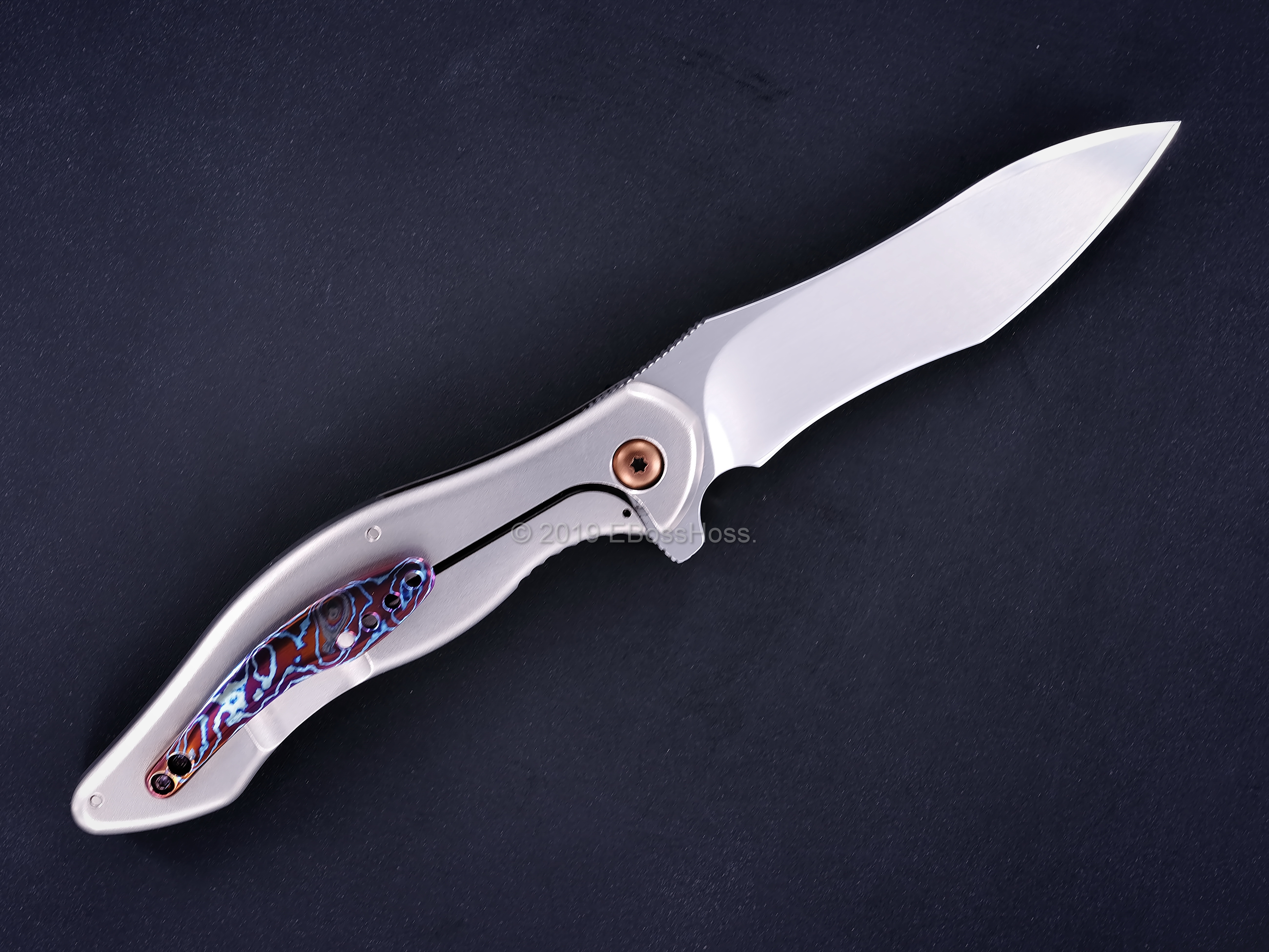 Gerry McGinnis Custom Zirconium Mini Peligro Flipper