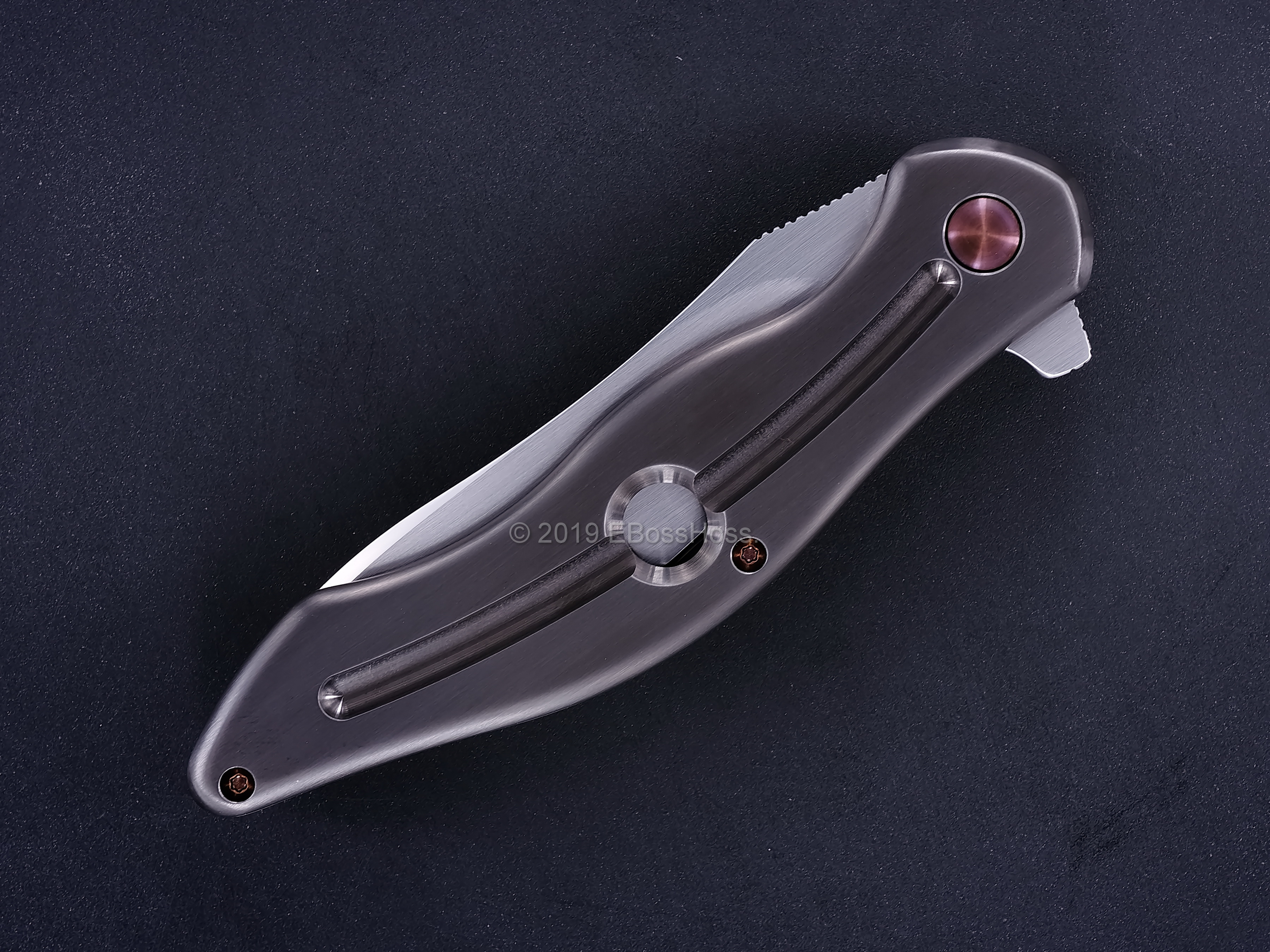 Gerry McGinnis Custom Zirconium Mini Peligro Flipper