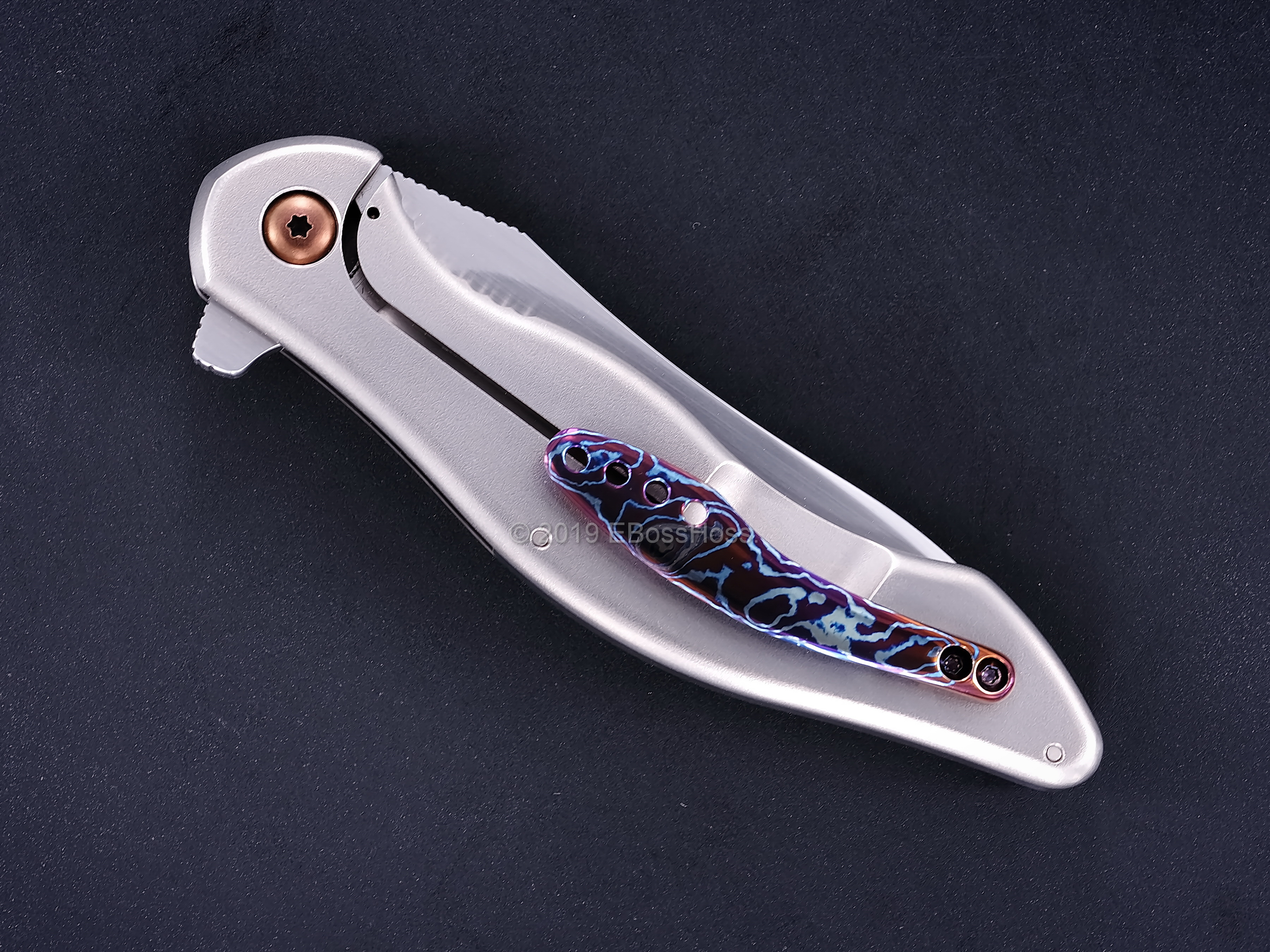 Gerry McGinnis Custom Zirconium Mini Peligro Flipper
