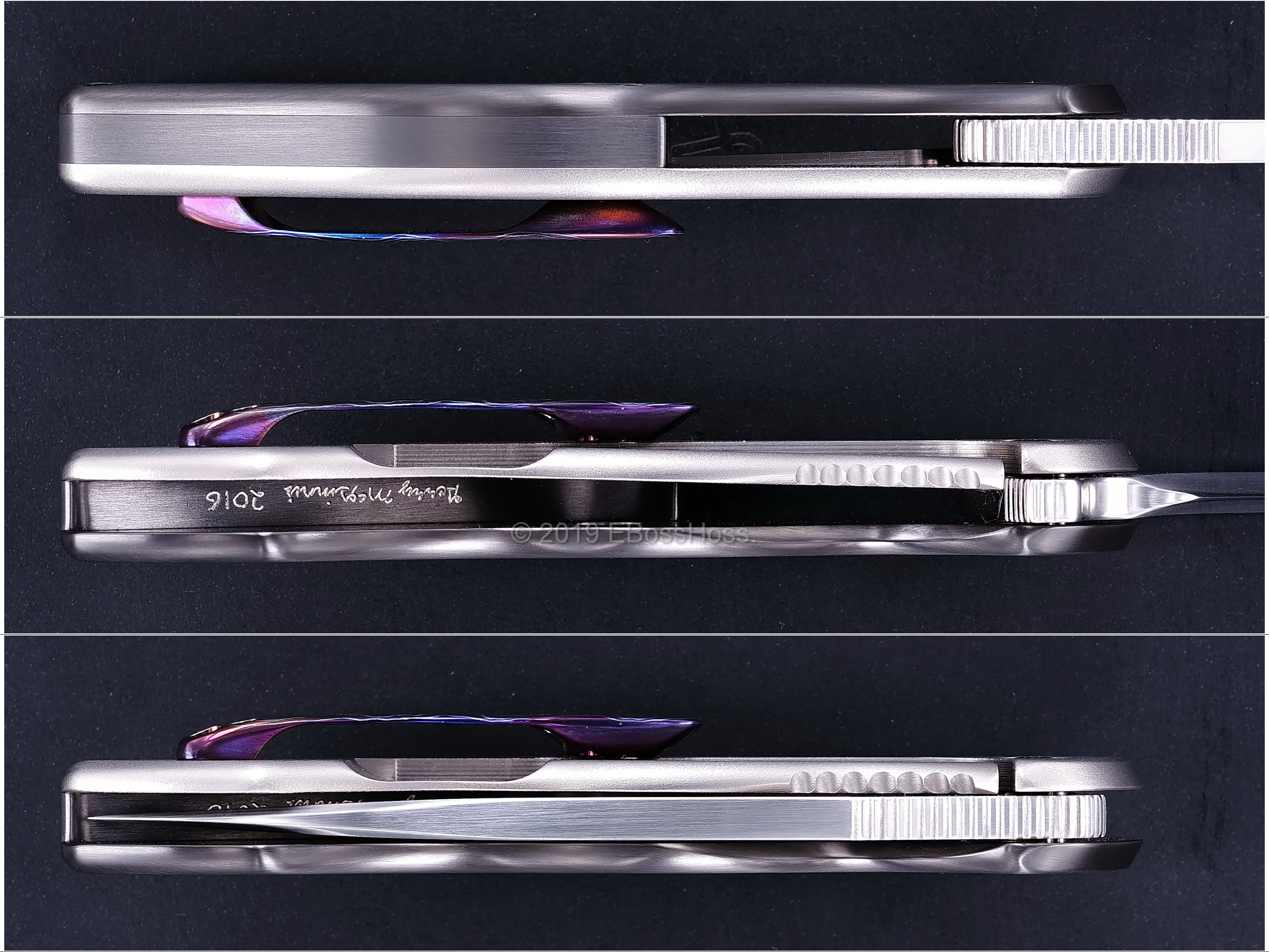 Gerry McGinnis Custom Zirconium Mini Peligro Flipper