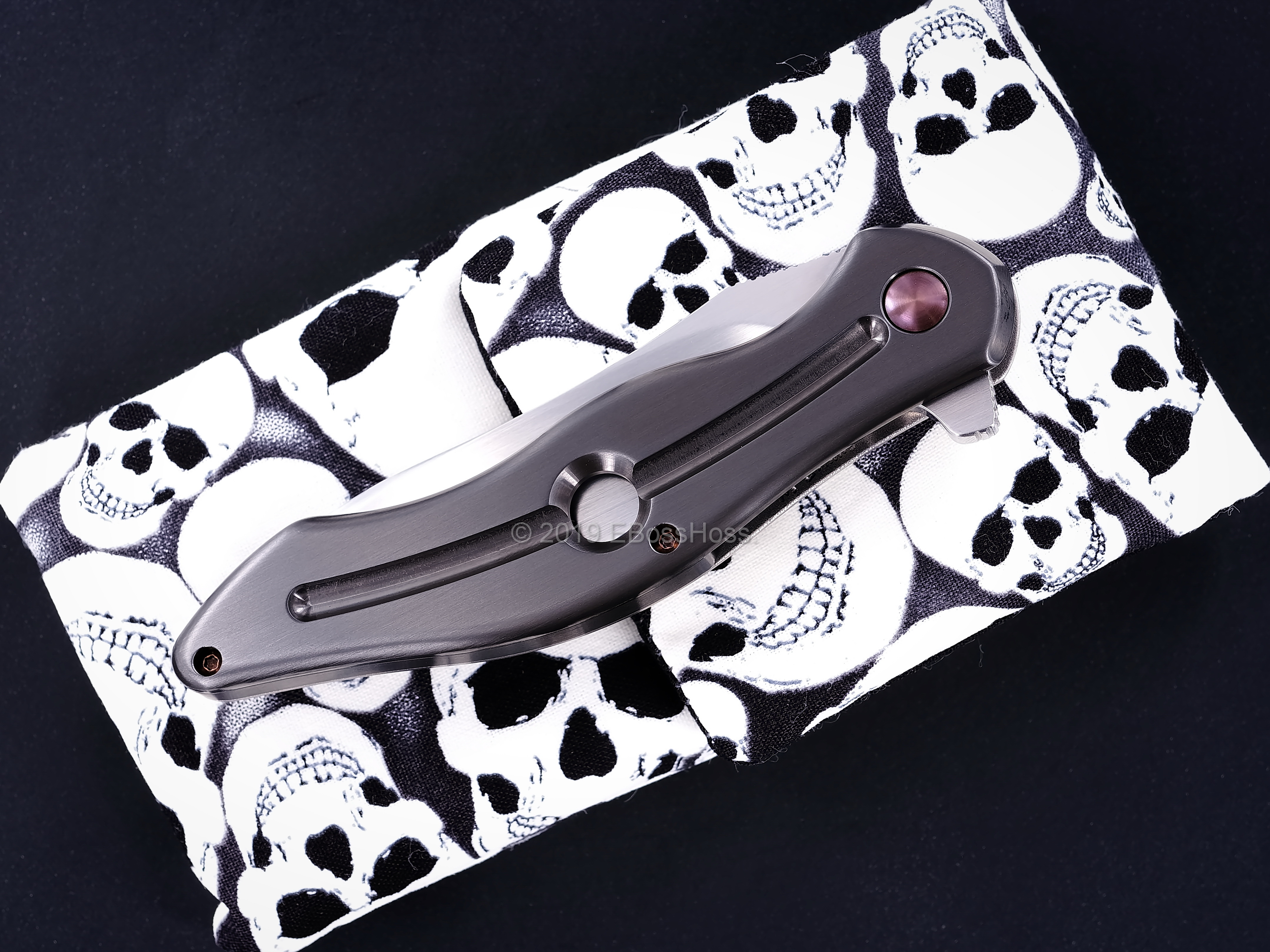 Gerry McGinnis Custom Zirconium Mini Peligro Flipper