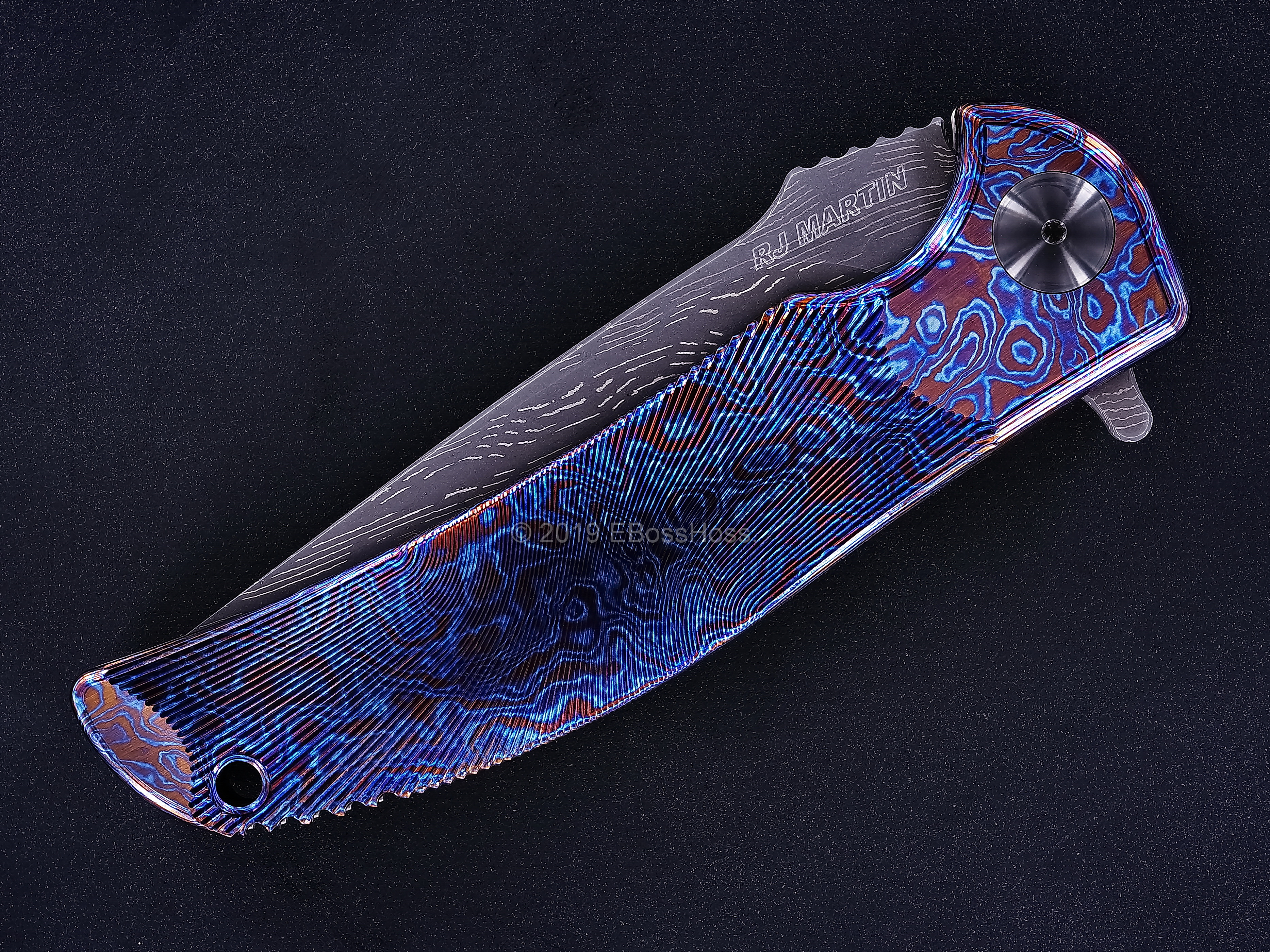 RJ Martin Custom Very Deluxe Q36-SS Framelock Flipper