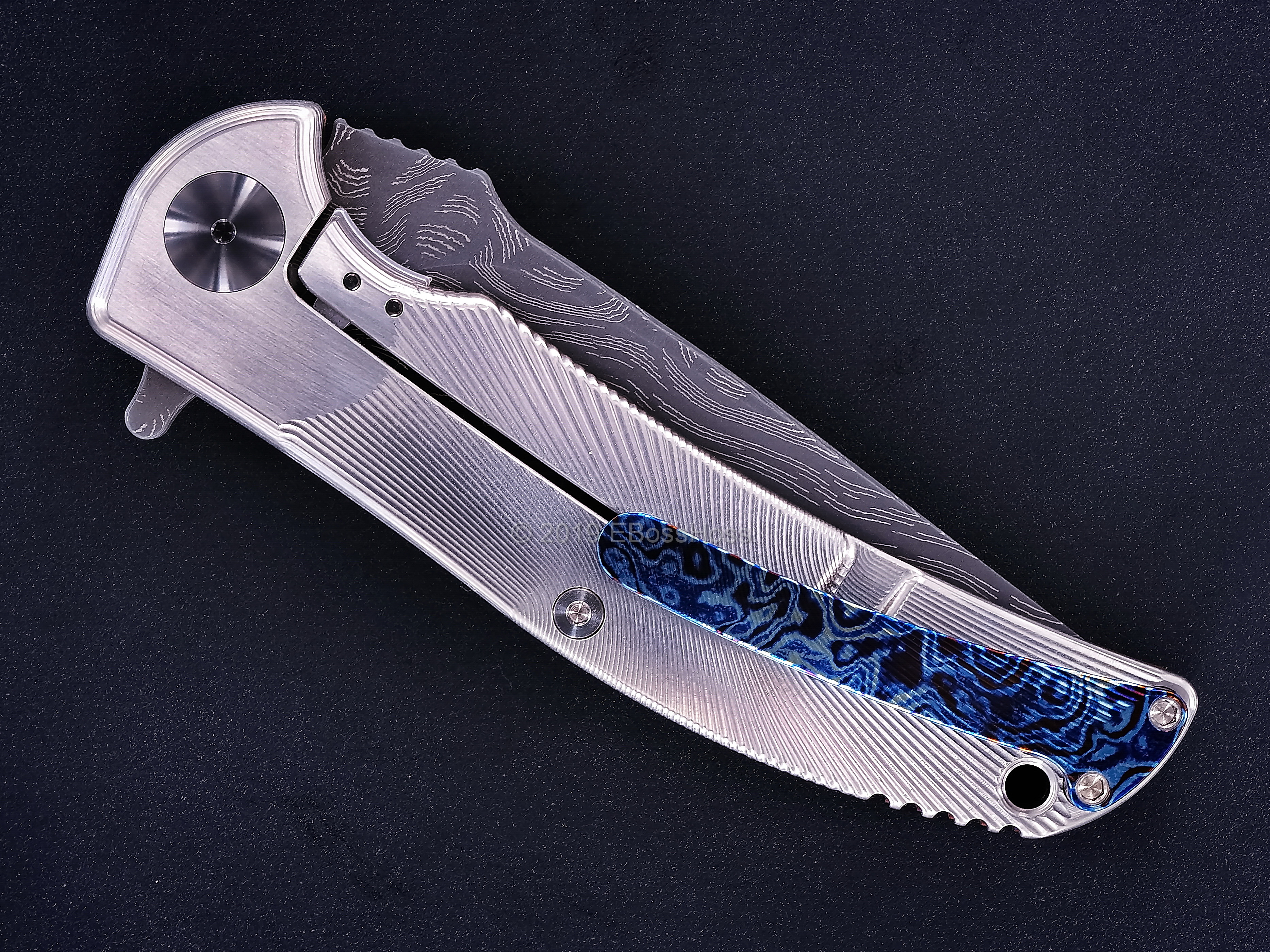 RJ Martin Custom Very Deluxe Q36-SS Framelock Flipper