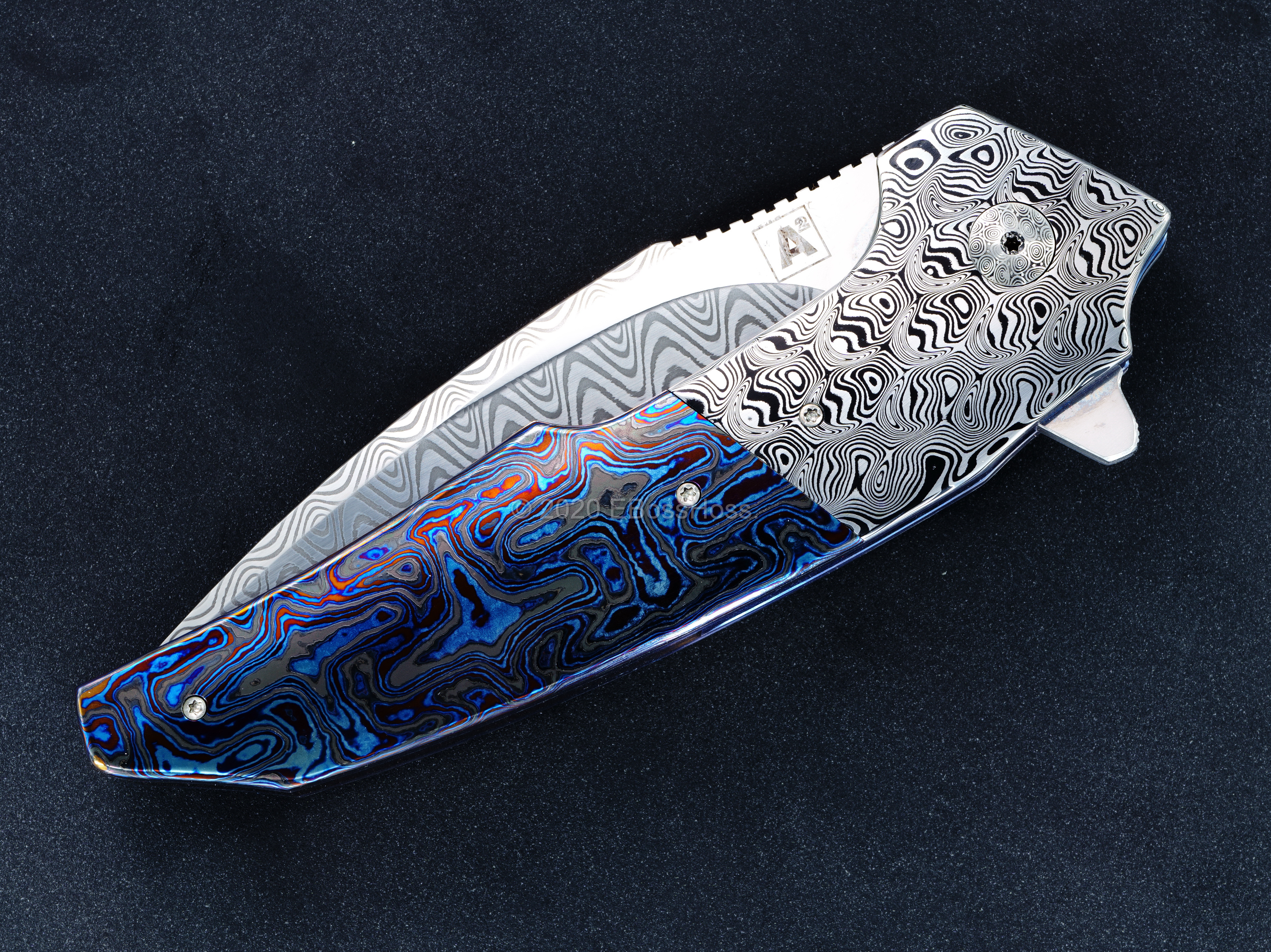 A2 Knives Custom A6 Very Premium Flipper