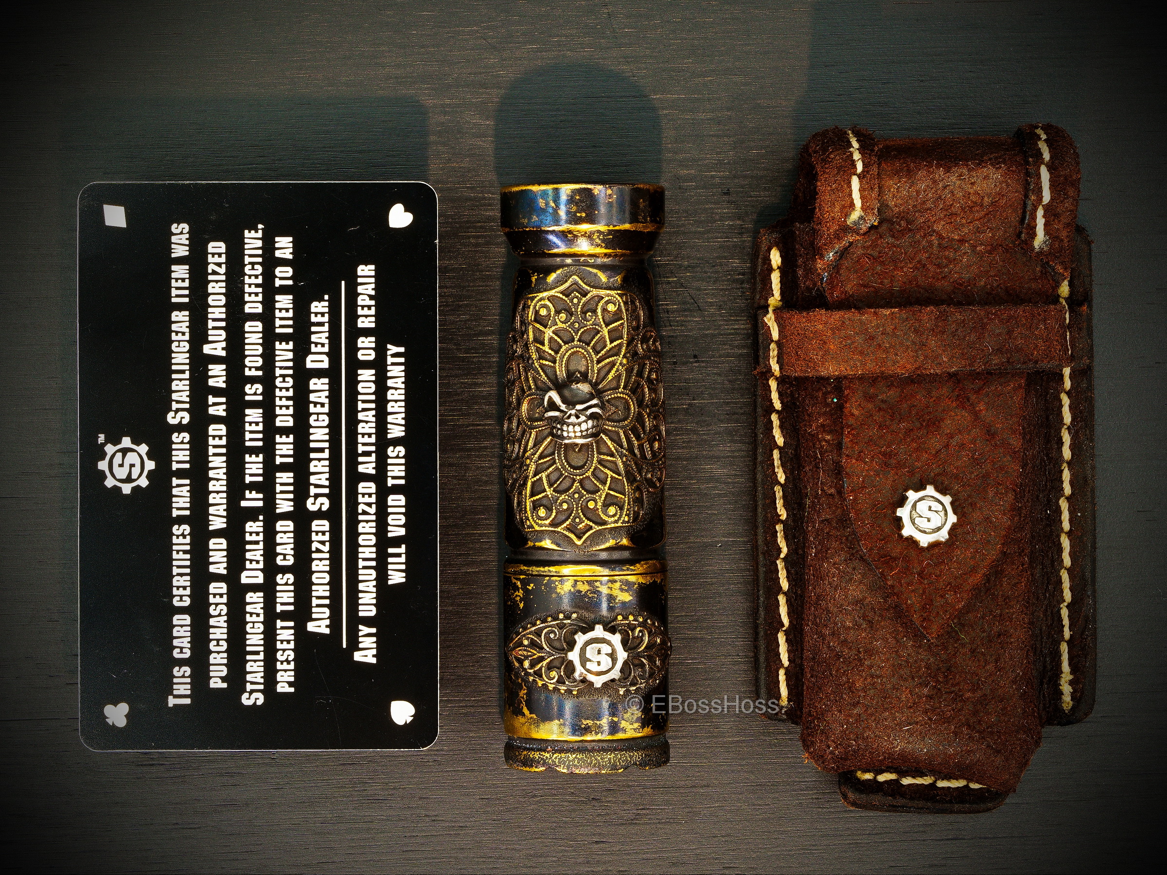 Ryk Maverick (Starlingear) Personal Collection Custom Torch with Sheath