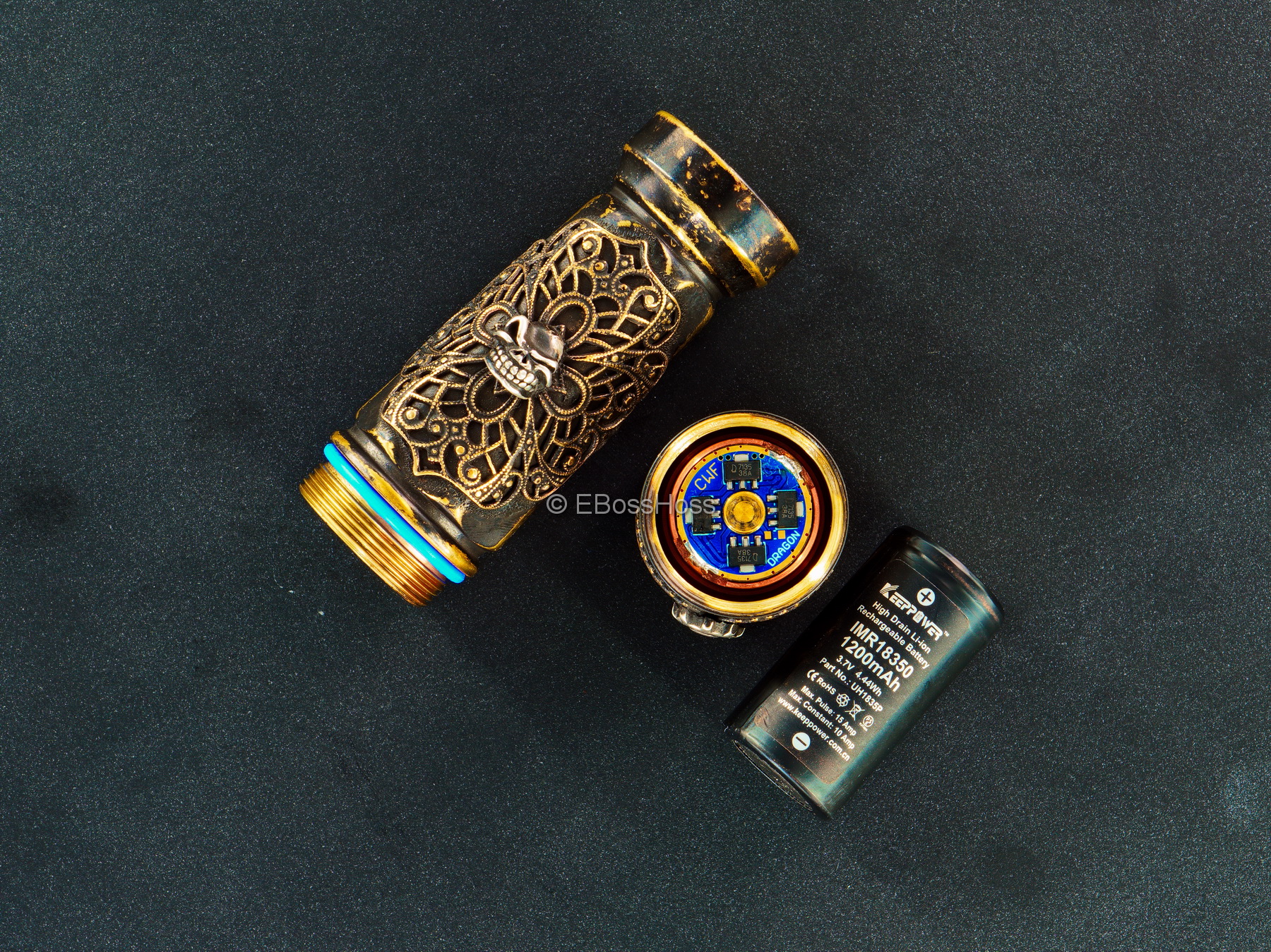 Ryk Maverick (Starlingear) Personal Collection Custom One-Off Custom Torch with Sheath