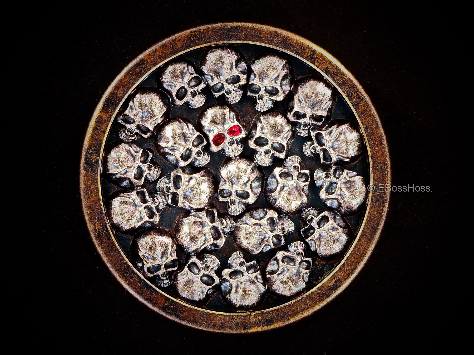 Obatake ''ONE'' Vigilant POS Skulls Challenge Coin from Steel Flame