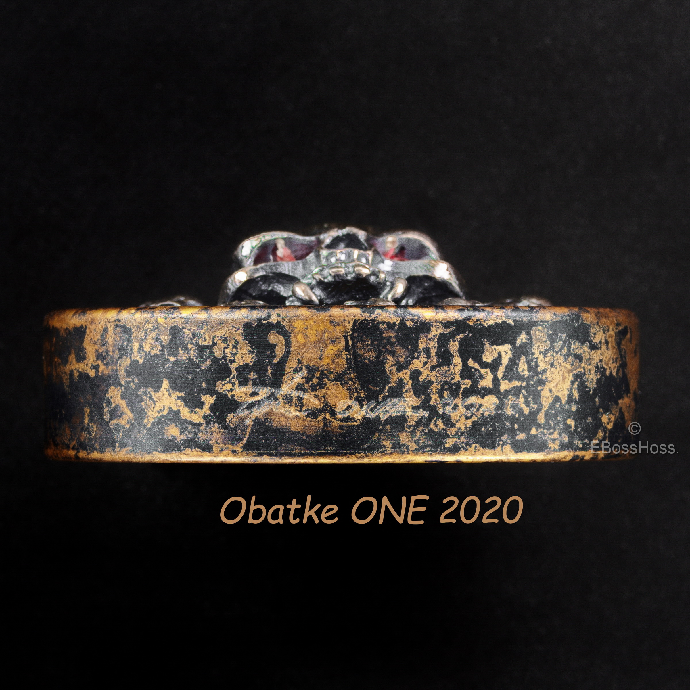 Steel Flame ''ONE'' Vigilant XL Challenge Coin by Derrick Obatake