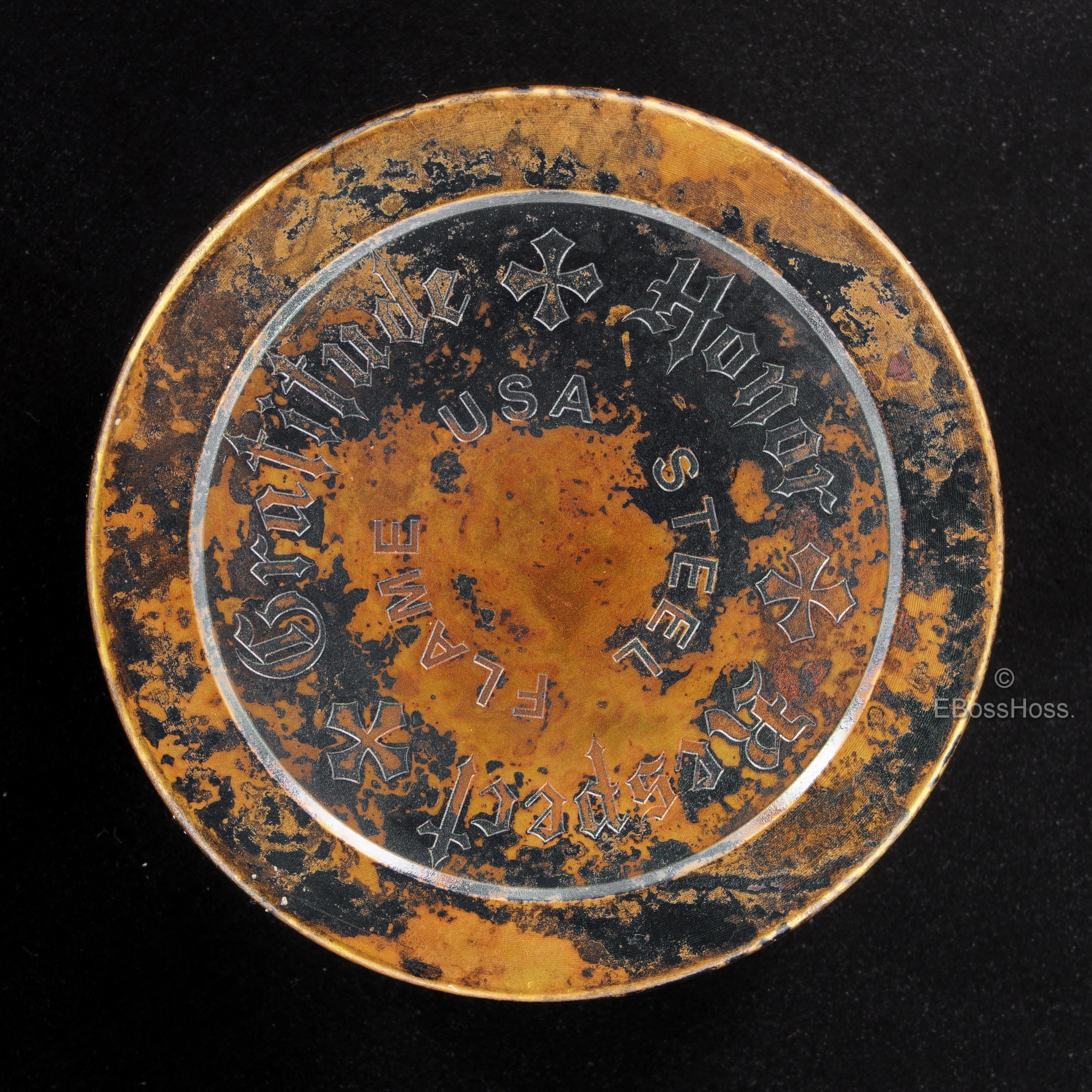 Steel Flame ''ONE'' Vigilant XL Challenge Coin by Derrick Obatake