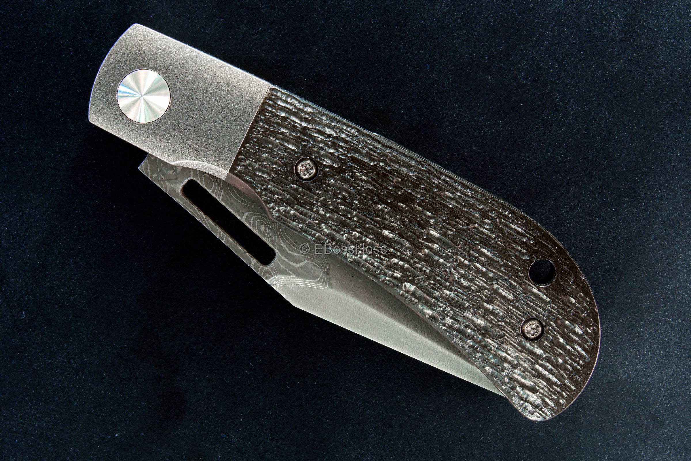 Jim Burke Custom Deluxe Rebel Framelock Folder