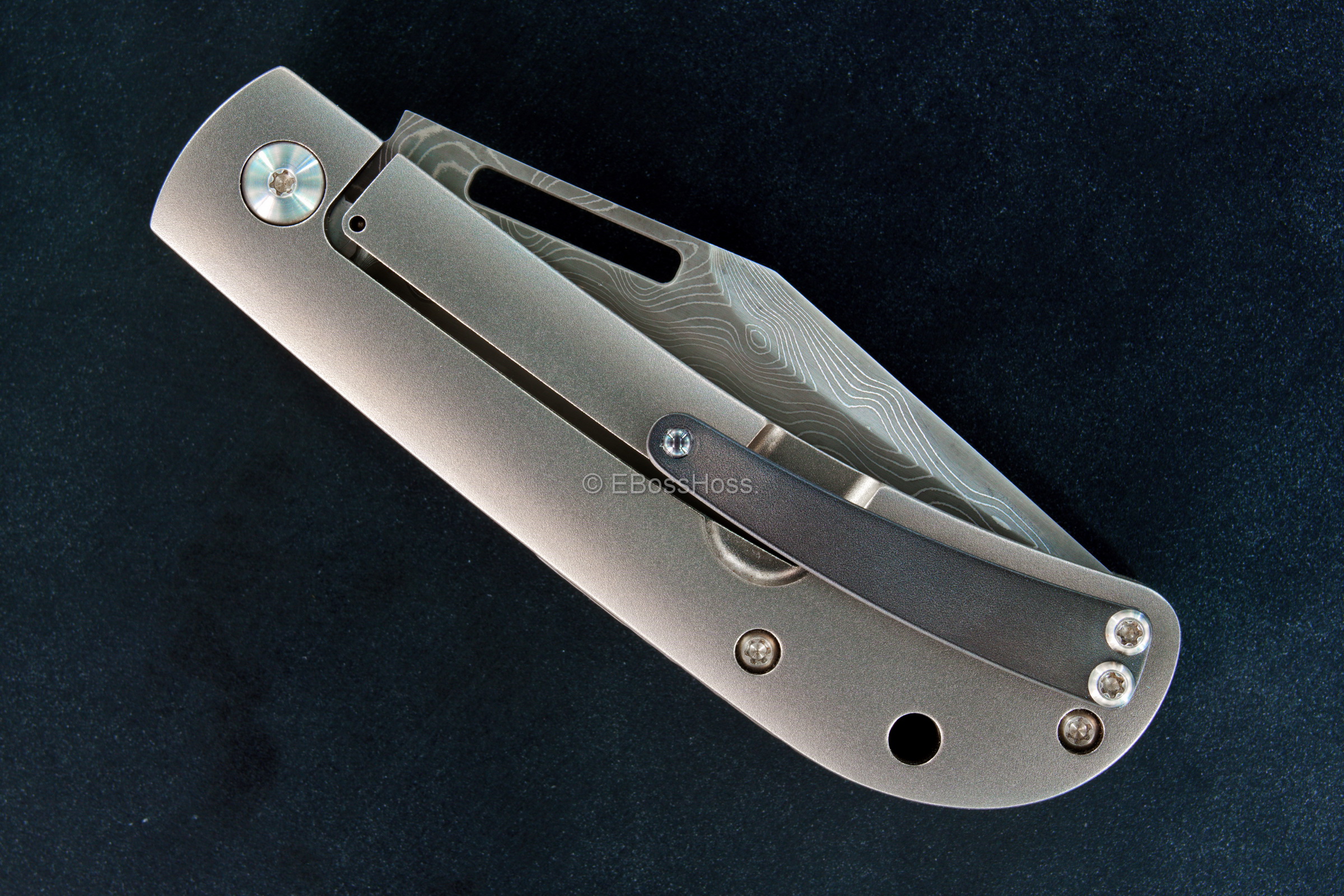 Jim Burke Custom Deluxe Rebel Framelock Folder