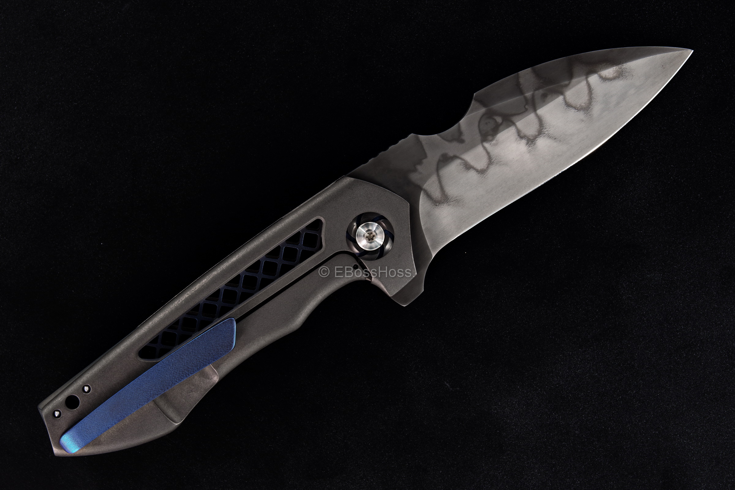 Michael Burch (Burchtree Bladeworks) Custom Vented DRO MDS Framelock Flipper