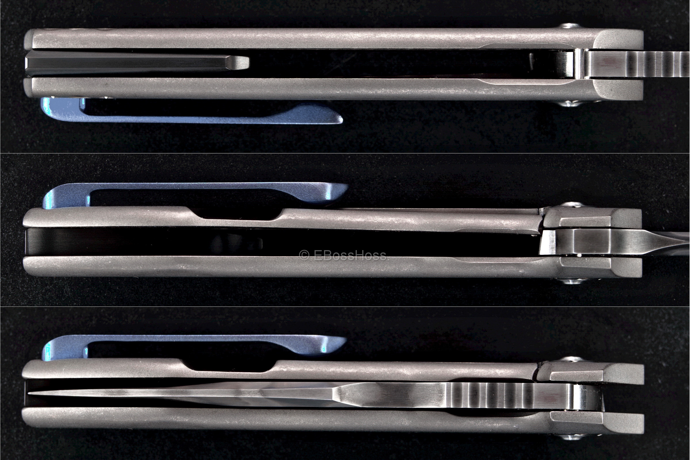 Michael Burch (Burchtree Bladeworks) Custom Vented DRO MDS Framelock Flipper