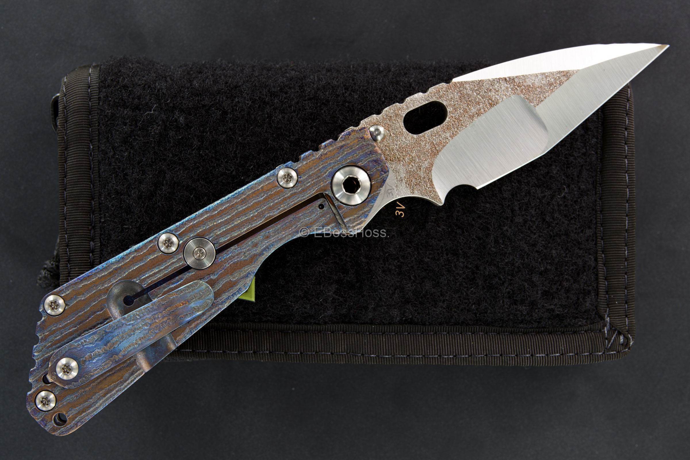 Mick Strider Custom (MSC) Nightmare Tanto Groot SMF Framelock Folder