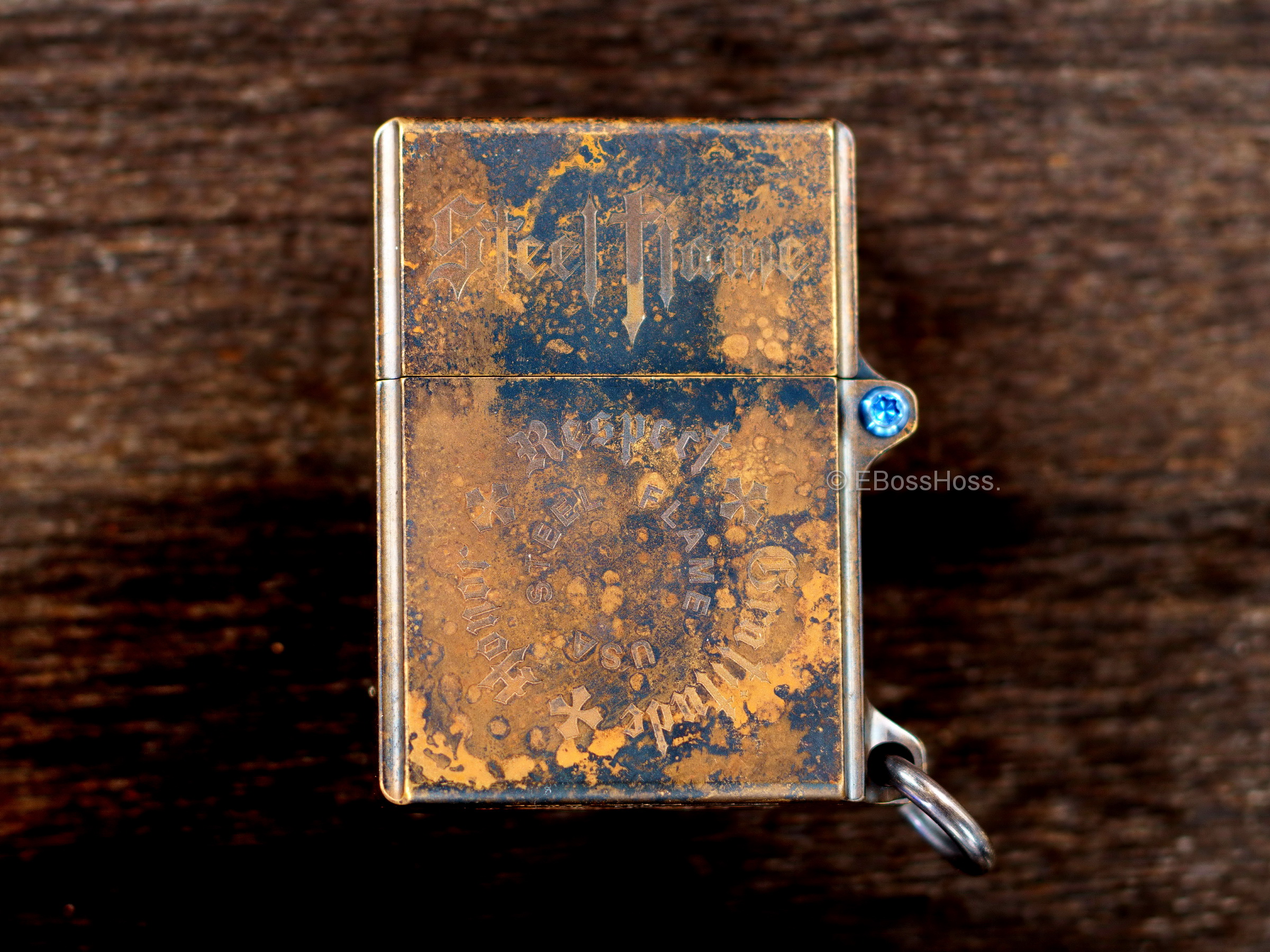 Derrick Obatke ''ONE'' Vigilant Skulled XL Sledge Lighter -- by Steel Flame