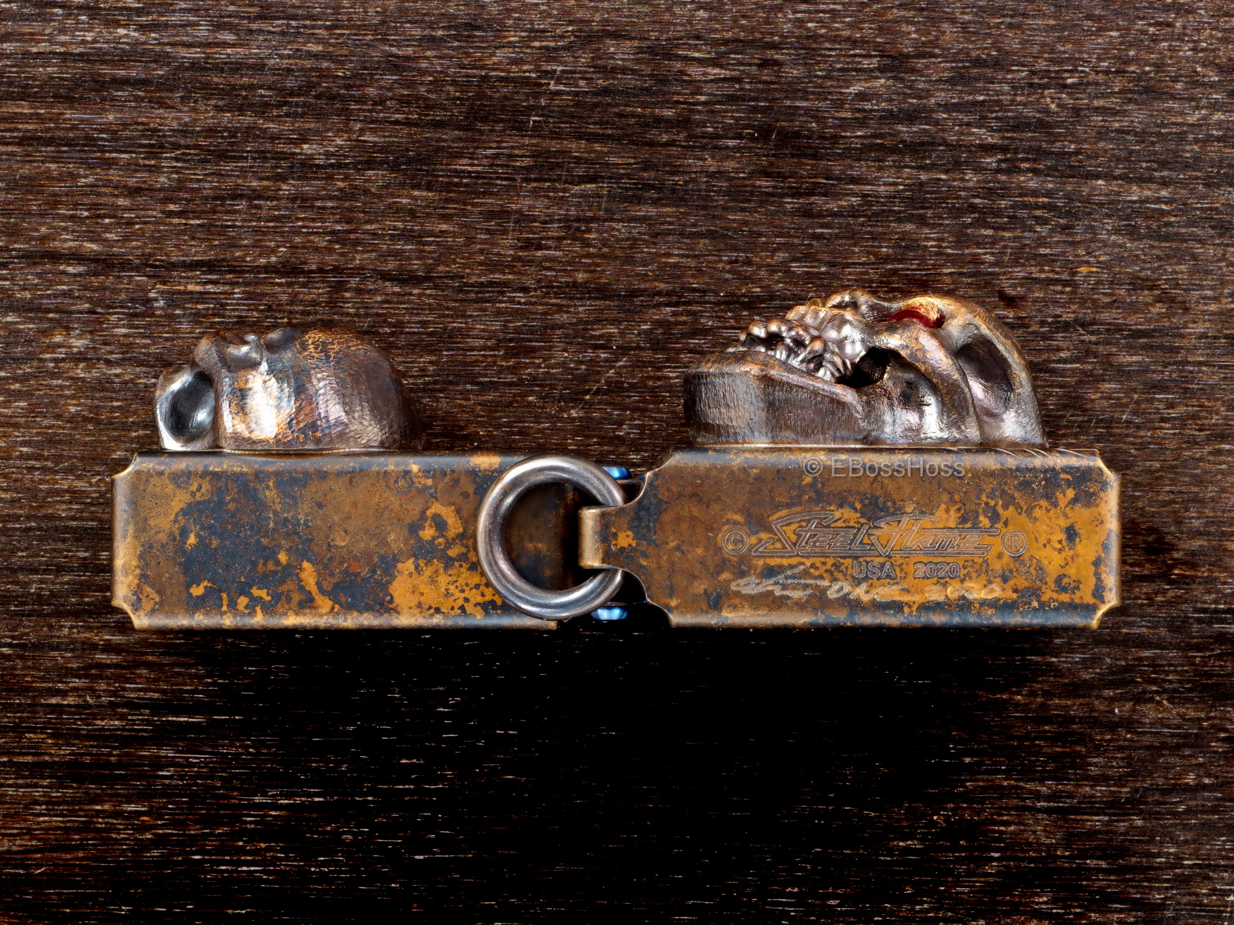 Derrick Obatke ''ONE'' Vigilant Skulled XL Sledge Lighter -- by Steel Flame