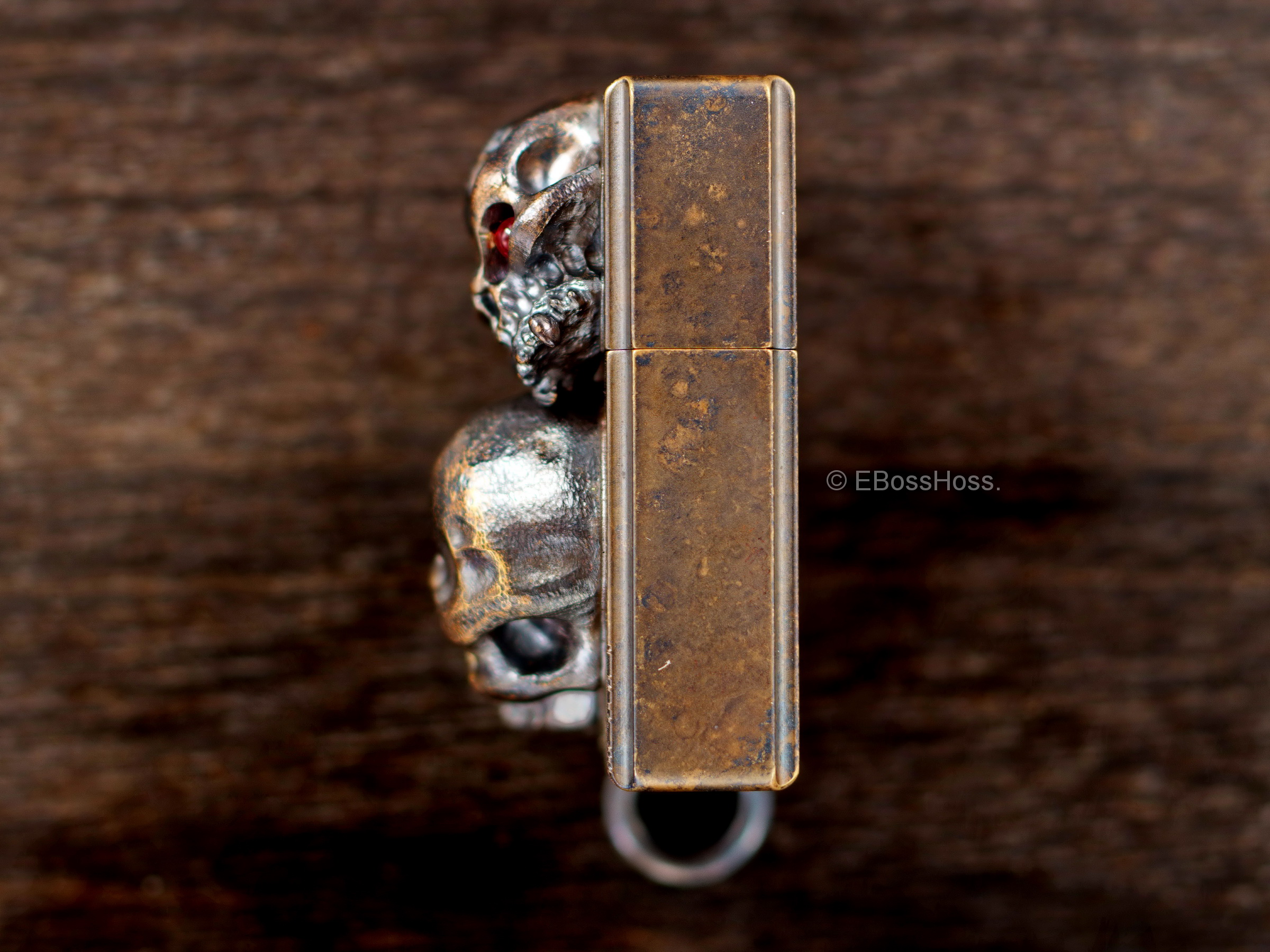 Derrick Obatke ''ONE'' Vigilant Skulled XL Sledge Lighter -- by Steel Flame