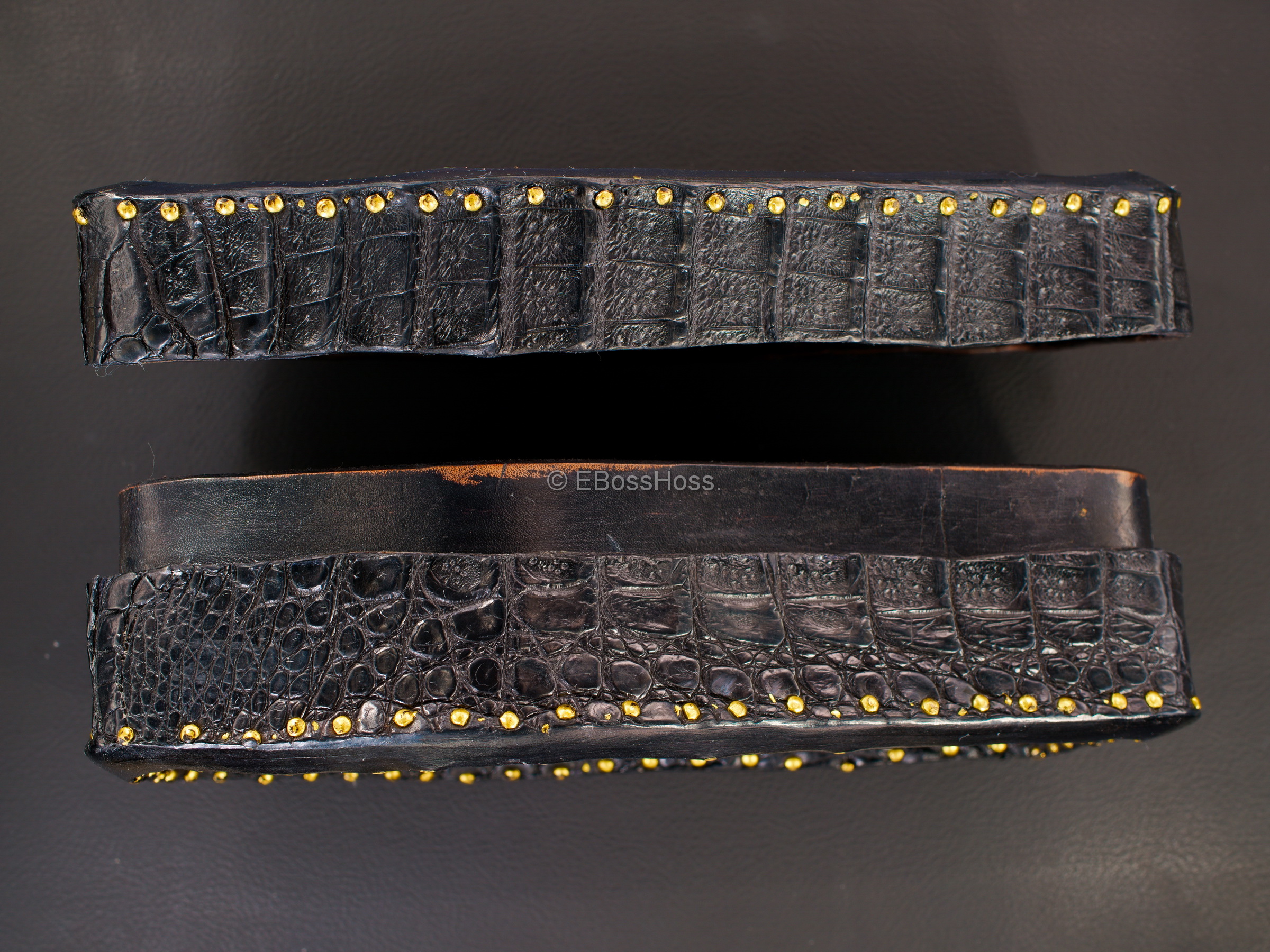 Starlingear Hand-made Alligator Coffin Box by Greg Everett