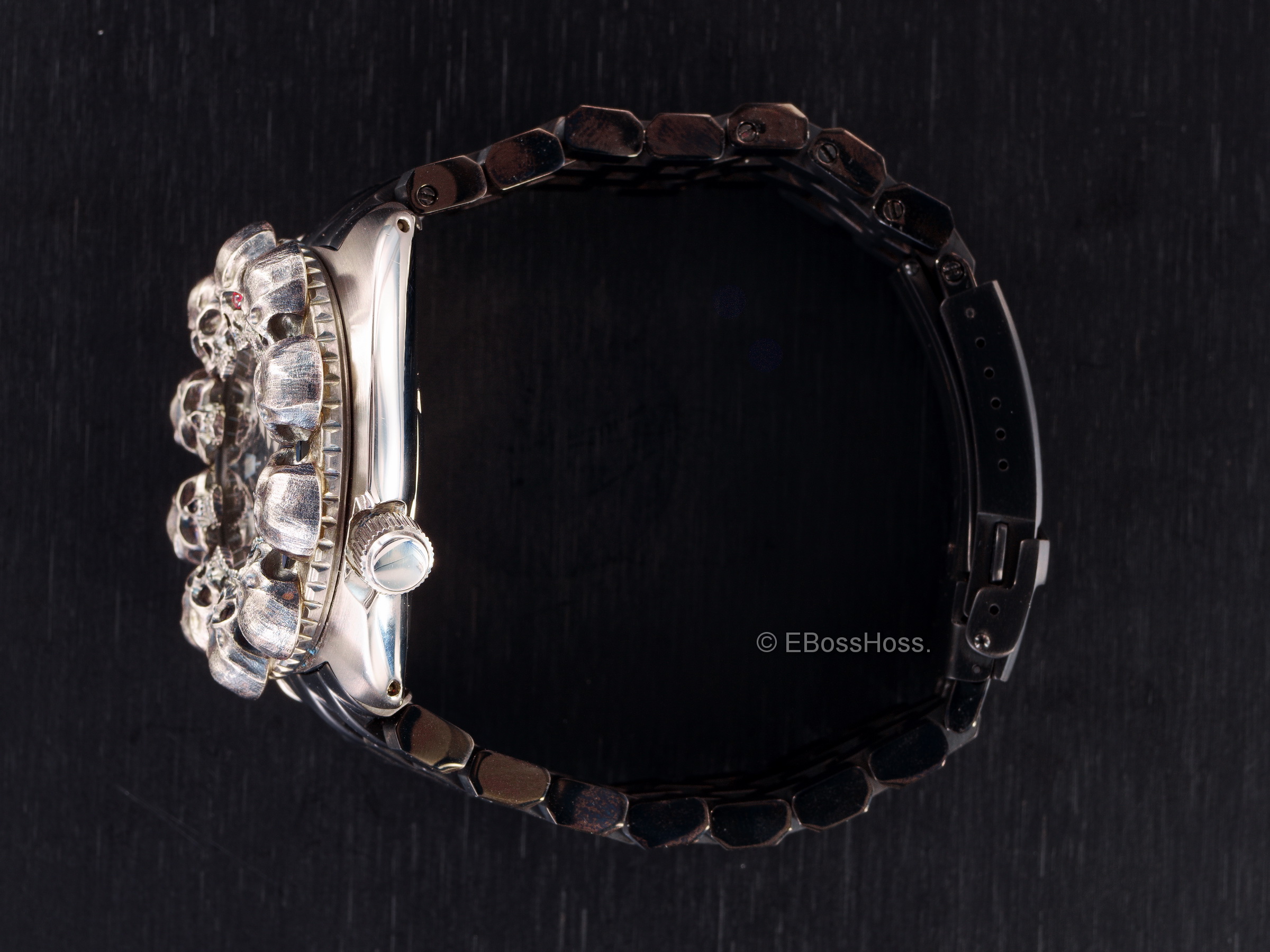 Steel Flame Custom Skulls Vigilant ONE Seiko Prospex Automatic Divers 200m 4R36-04Y0 - by Derrick Obatake