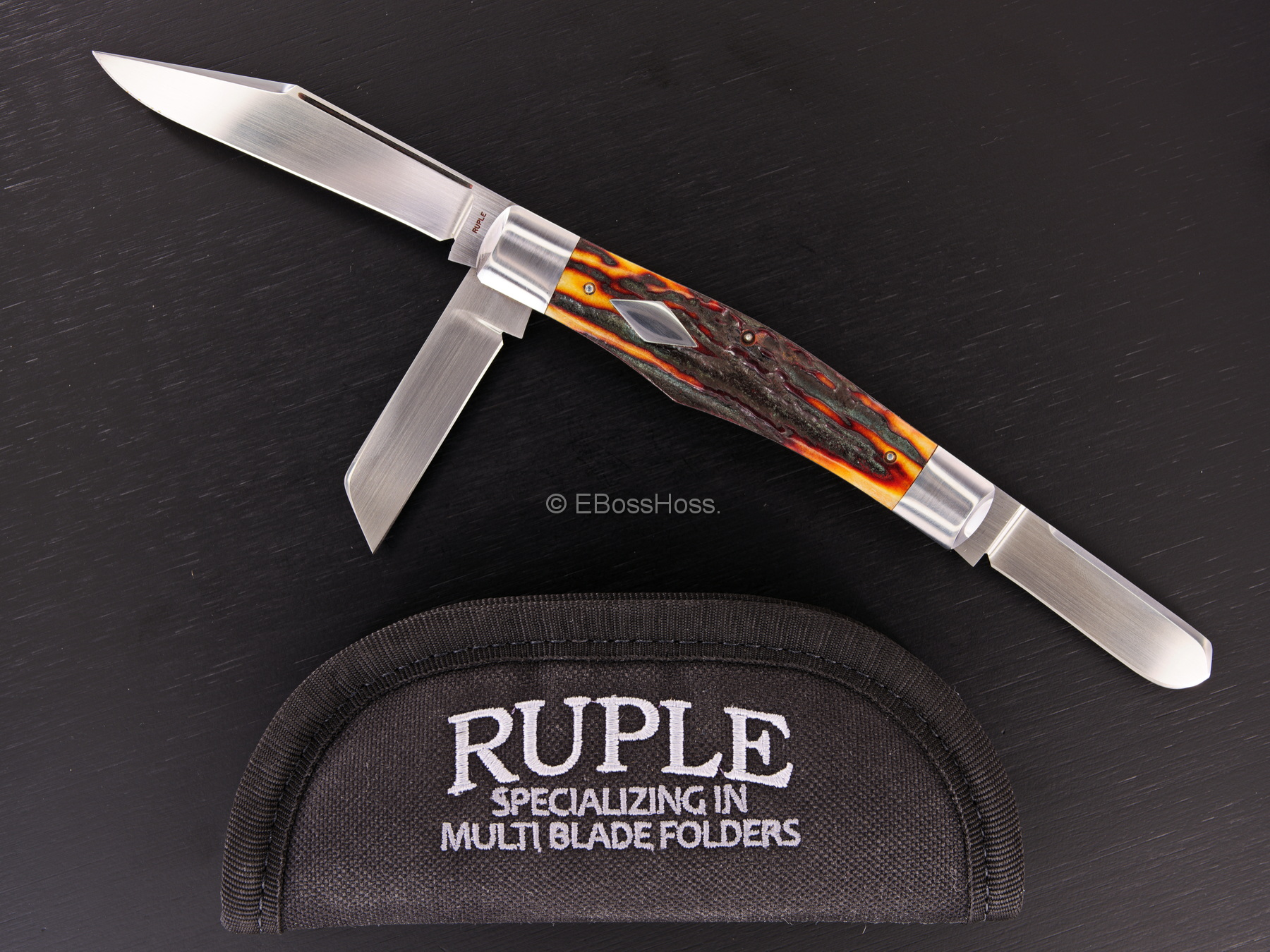 Bill Ruple Custom Large Premium Stag Stockman
