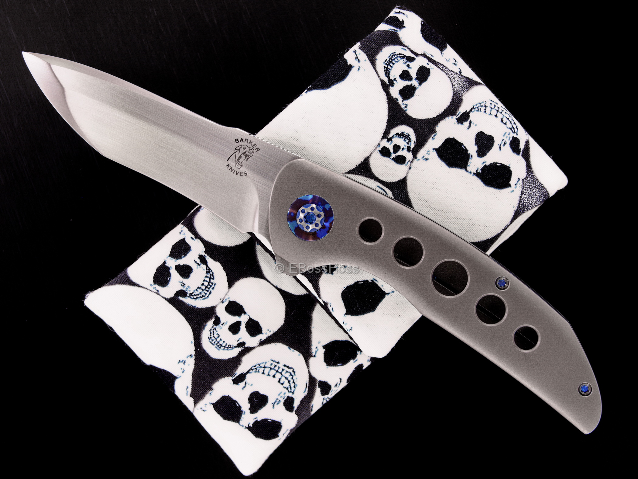 John Barker Custom Yatagarasu Framelock Flipper