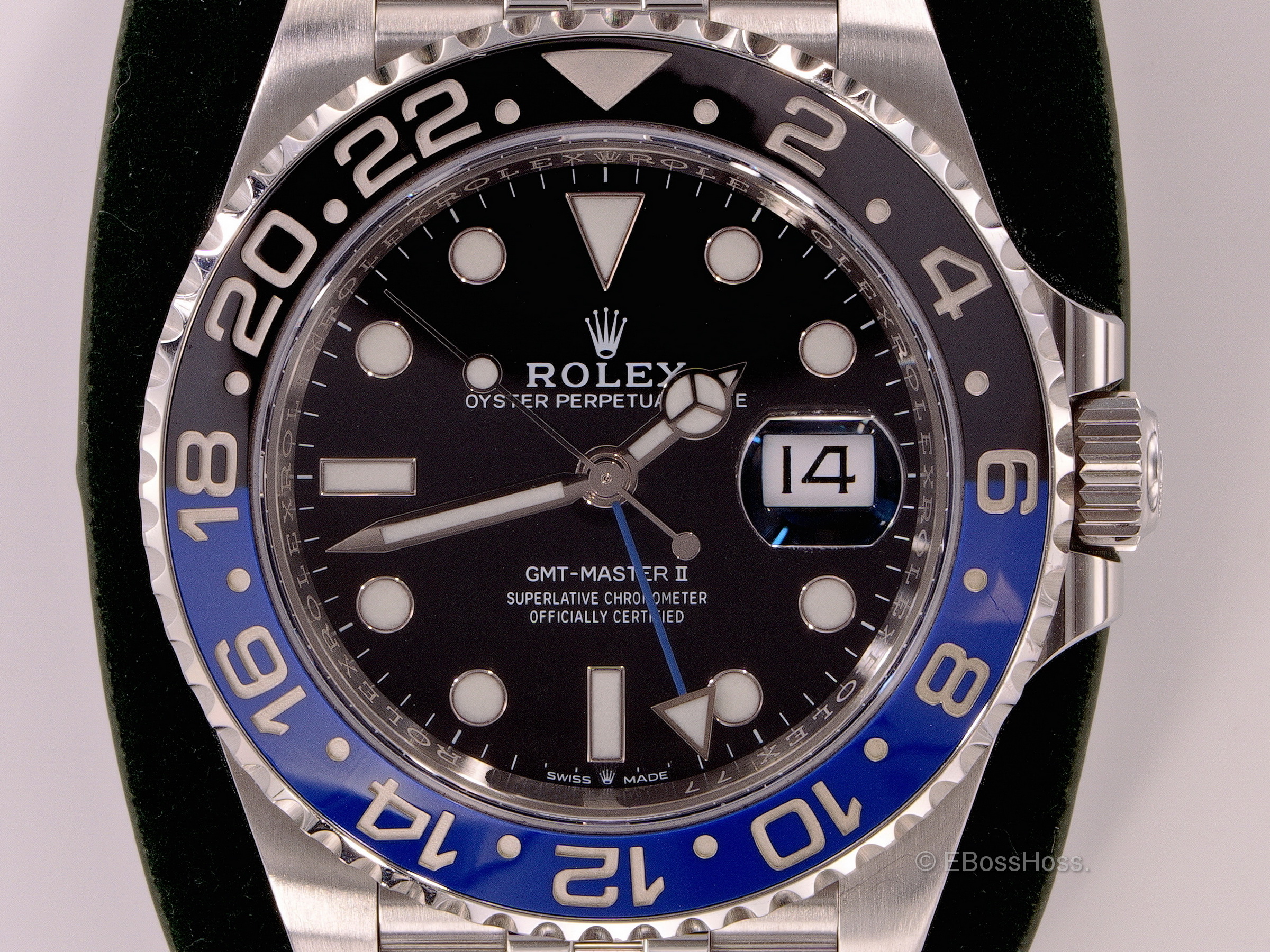 Rolex GMT Master II Batman Jubilee - 126710BLNR
