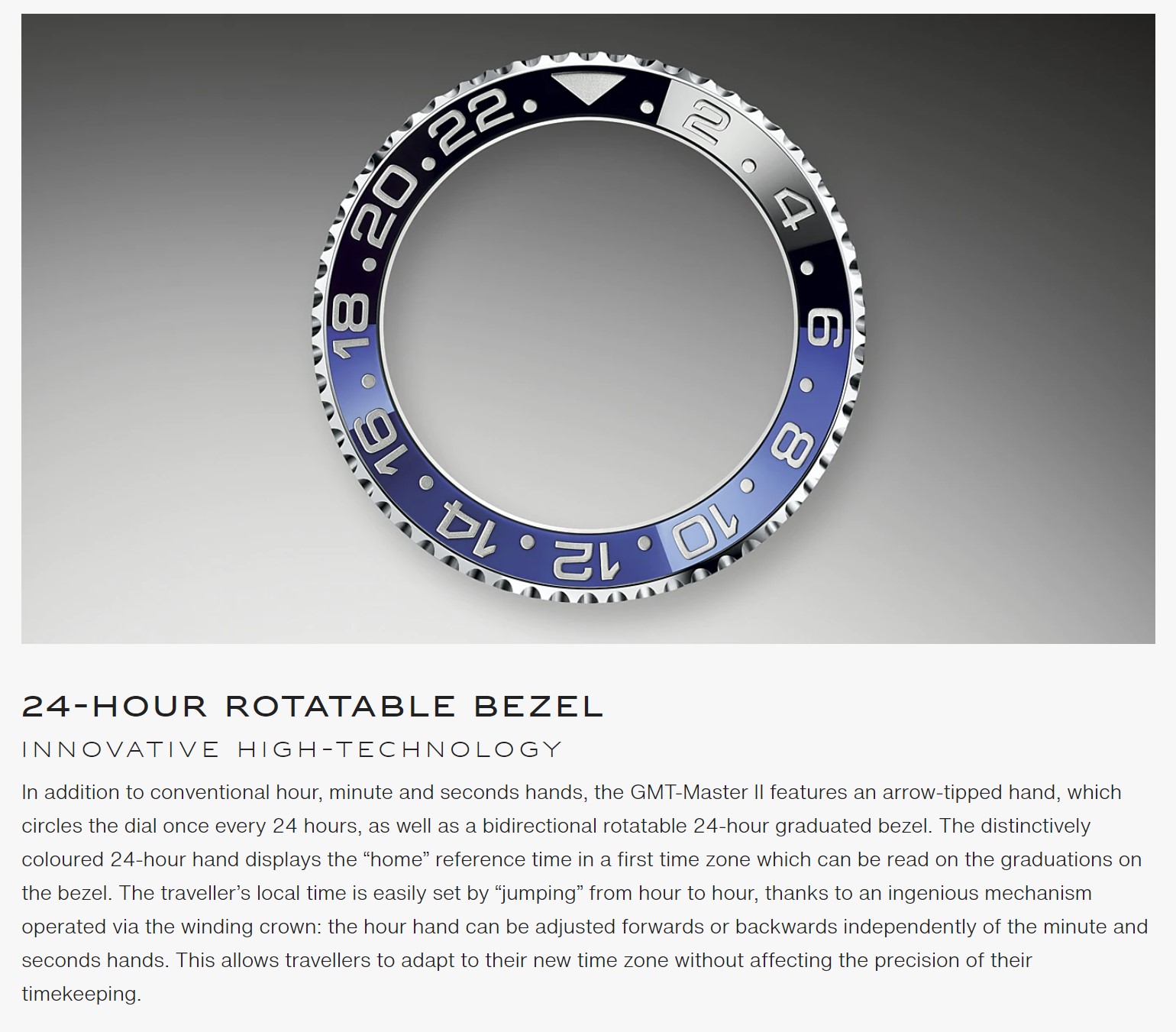 Rolex GMT Master II Batman Jubilee - 126710BLNR