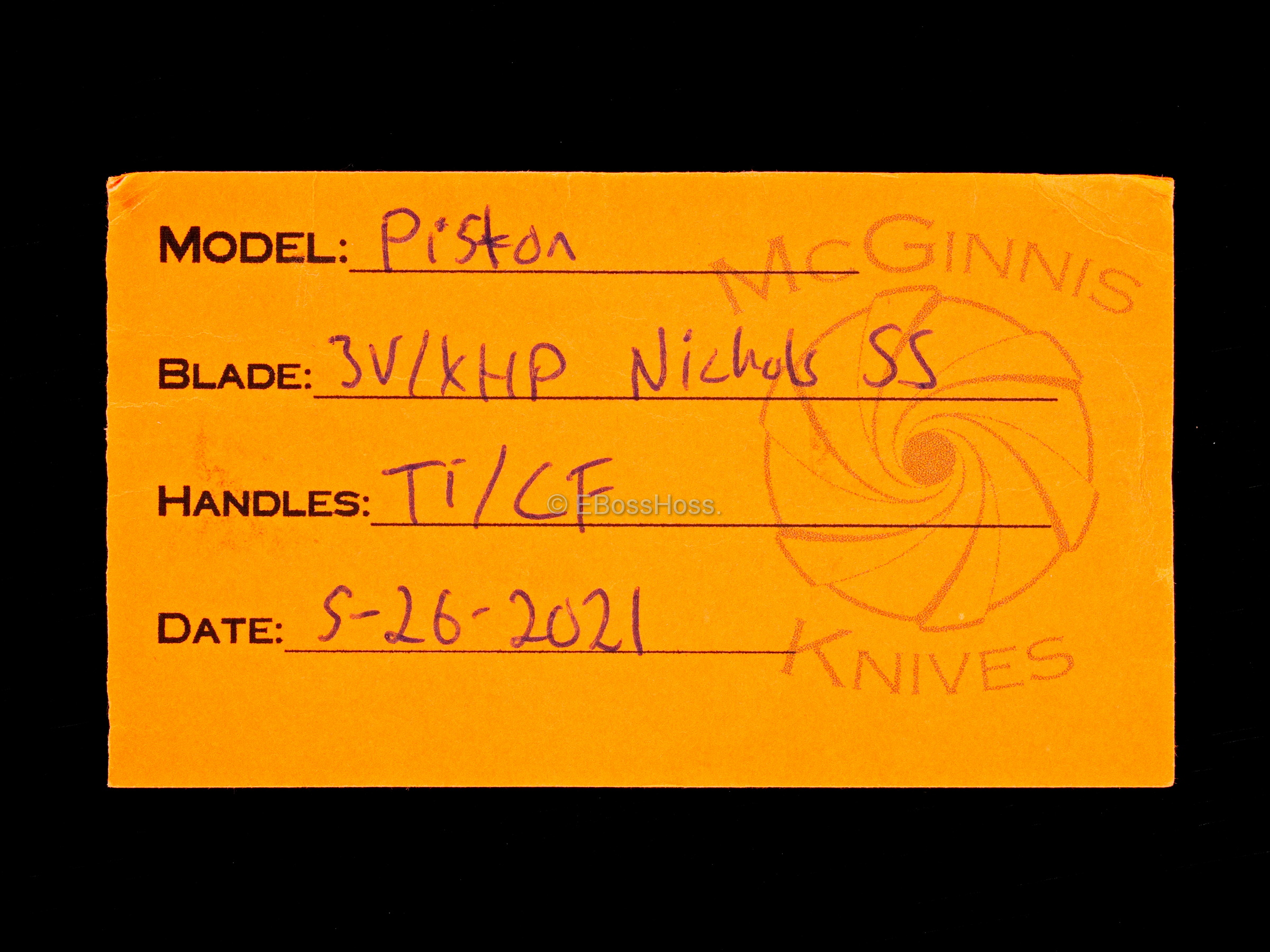 Gerry McGinnis Custom Deluxe Piston Flipper