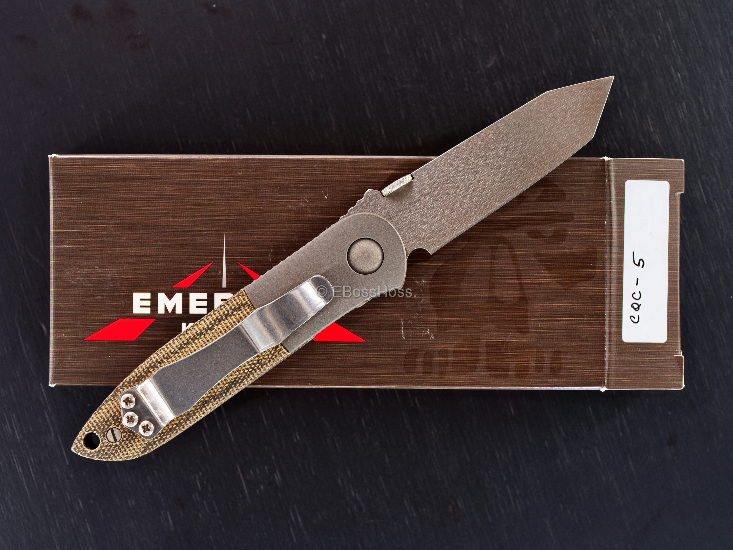 Ernie Emerson Custom CQC-5 No-Waved