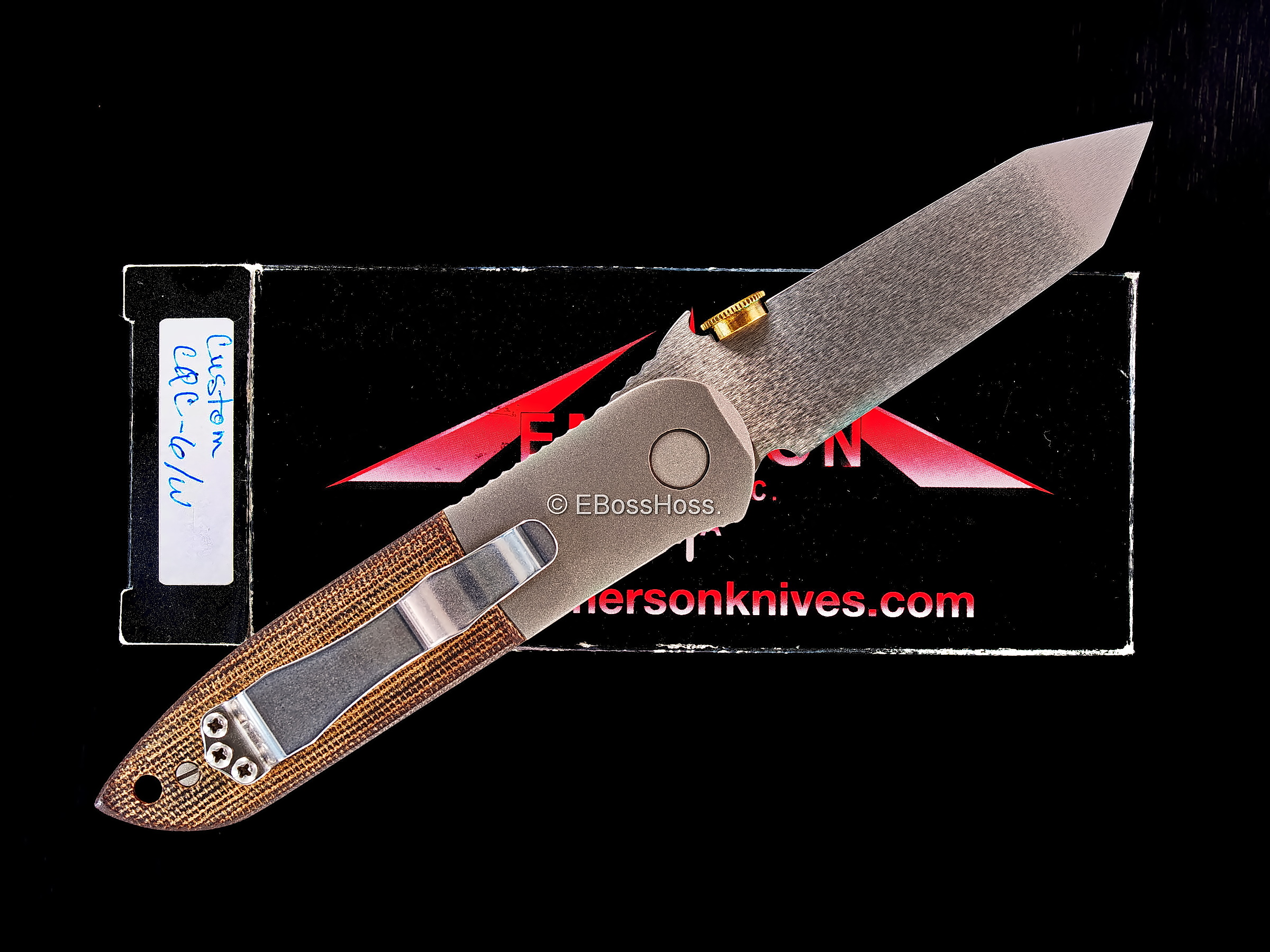 Ernie Emerson Custom CQC-6 Waved