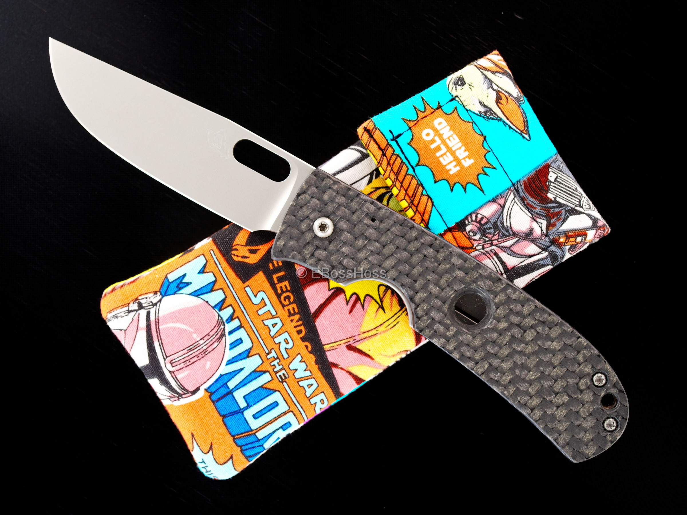 Tom Mayo Custom Medium Covert Framelock Folder PROTOTYPE