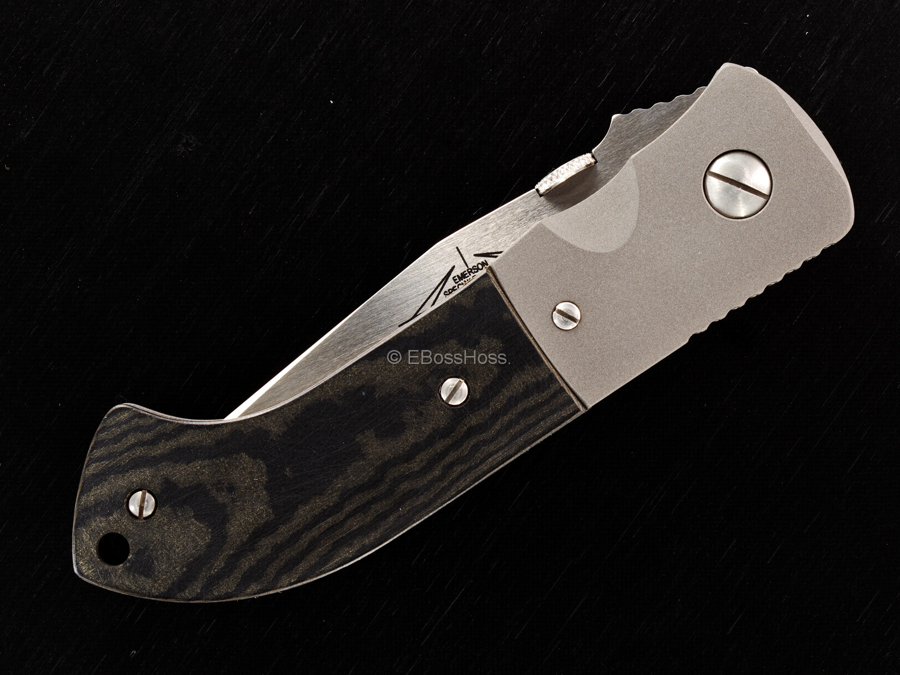 Ernie Emerson Custom MV-5 (aka Viper 5) in Black Richlite