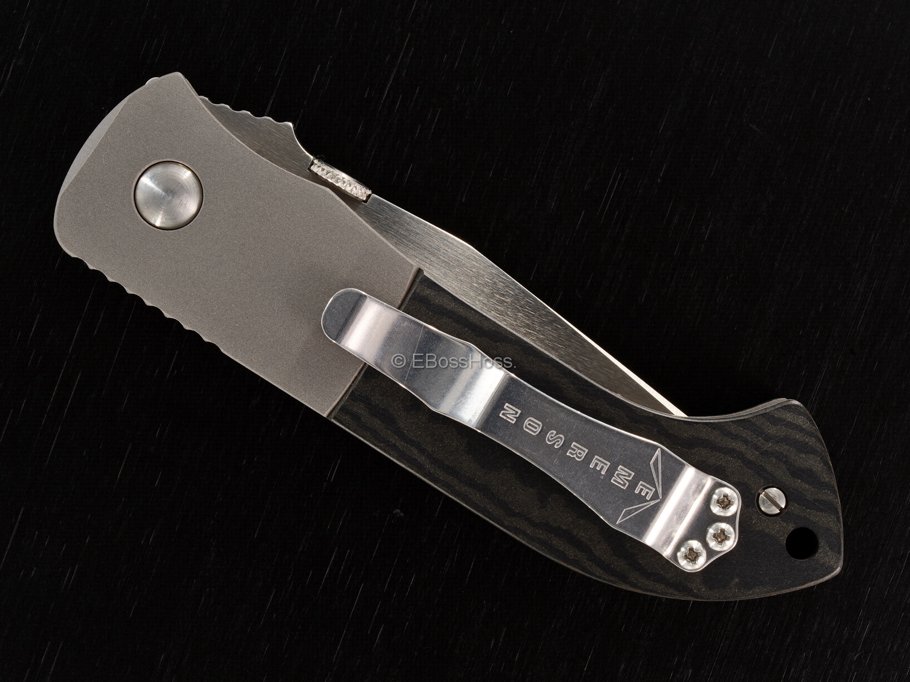 Ernie Emerson Custom MV-5 (aka Viper 5) in Black Richlite