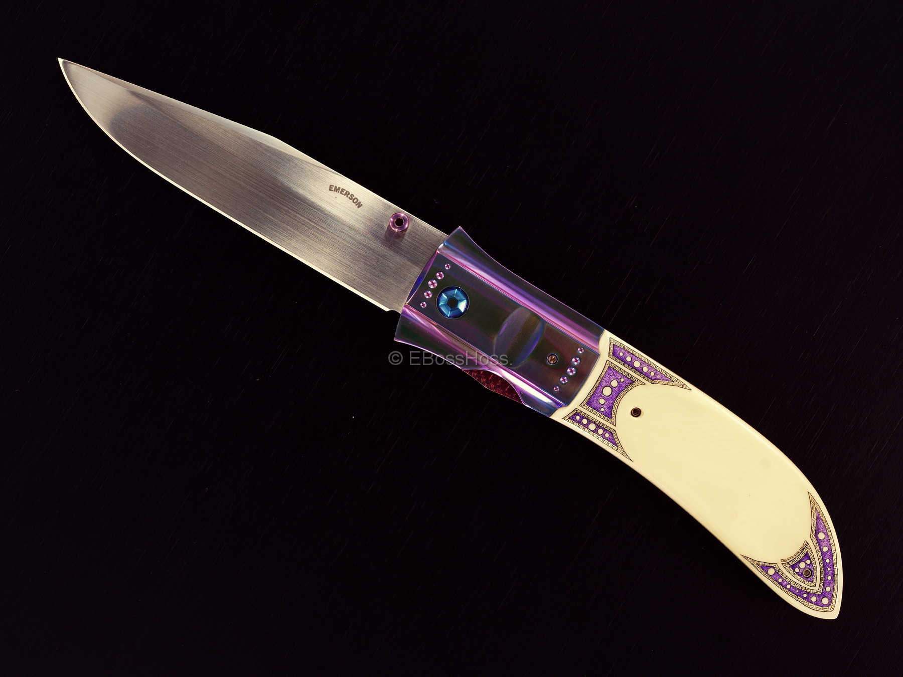 Ernie Emerson Custom Engraved Bolstered &#039;&#039;Missing Link&#039;&#039;