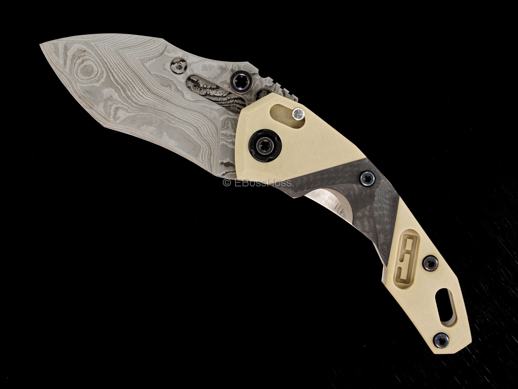 Dwaine Carillo Custom Damascus Moni-tor Model 6 Mannum