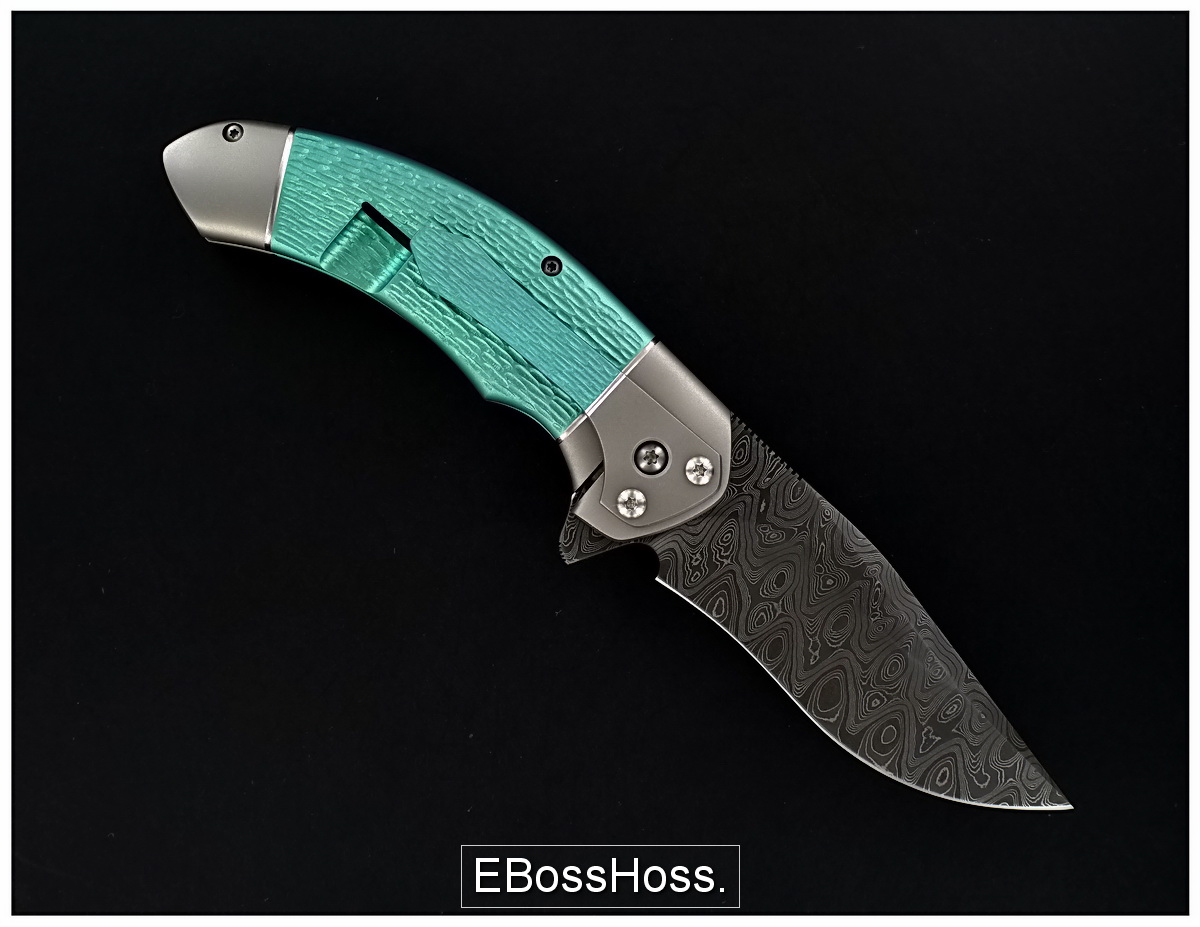 Tim Galyean Custom Damascus Lahar