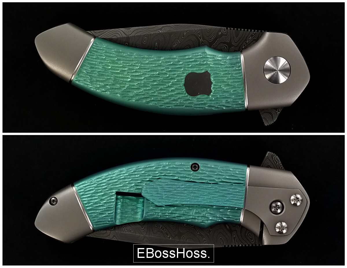 Tim Galyean Custom Damascus Lahar