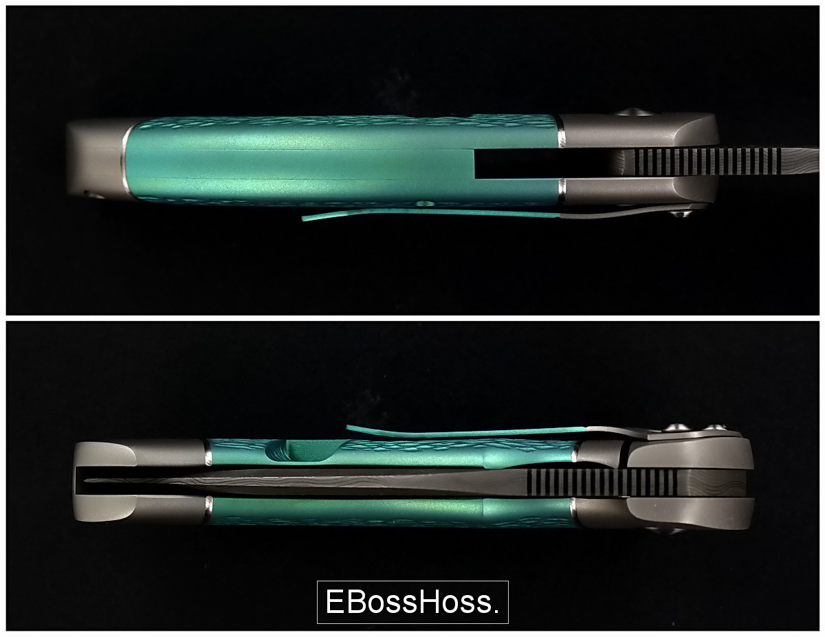 Tim Galyean Custom Damascus Lahar